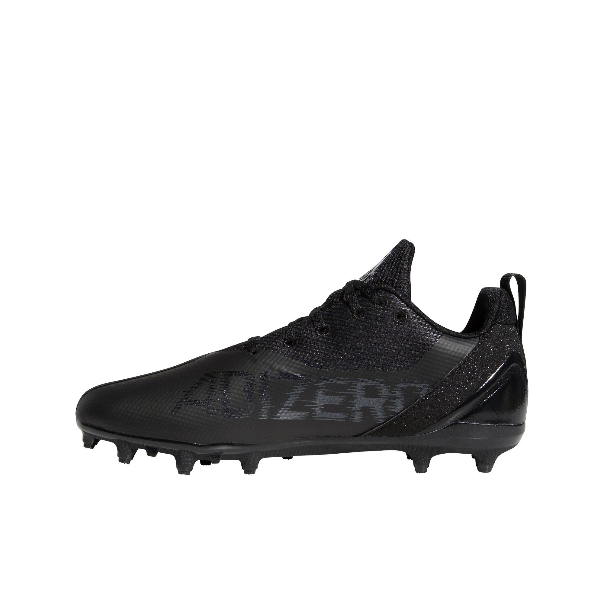 black football cleats