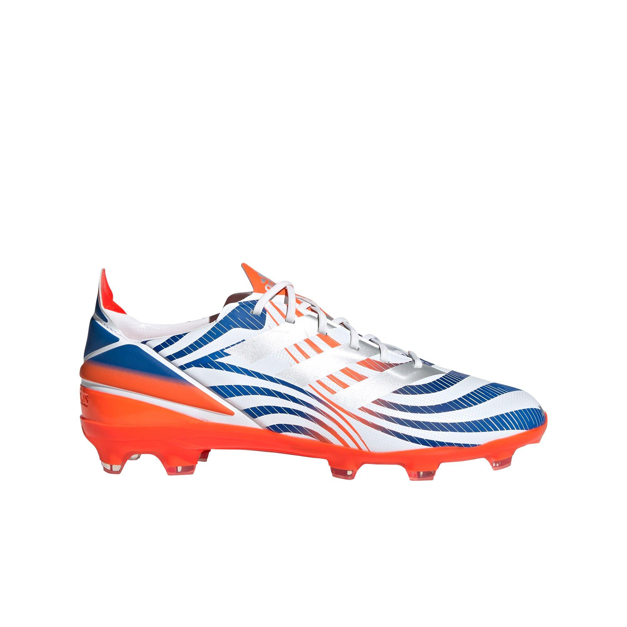 Adidas Gamemode Mls Firm Ground White Blue Solar Red Grade School Kids Soccer Cleat Hibbett City Gear