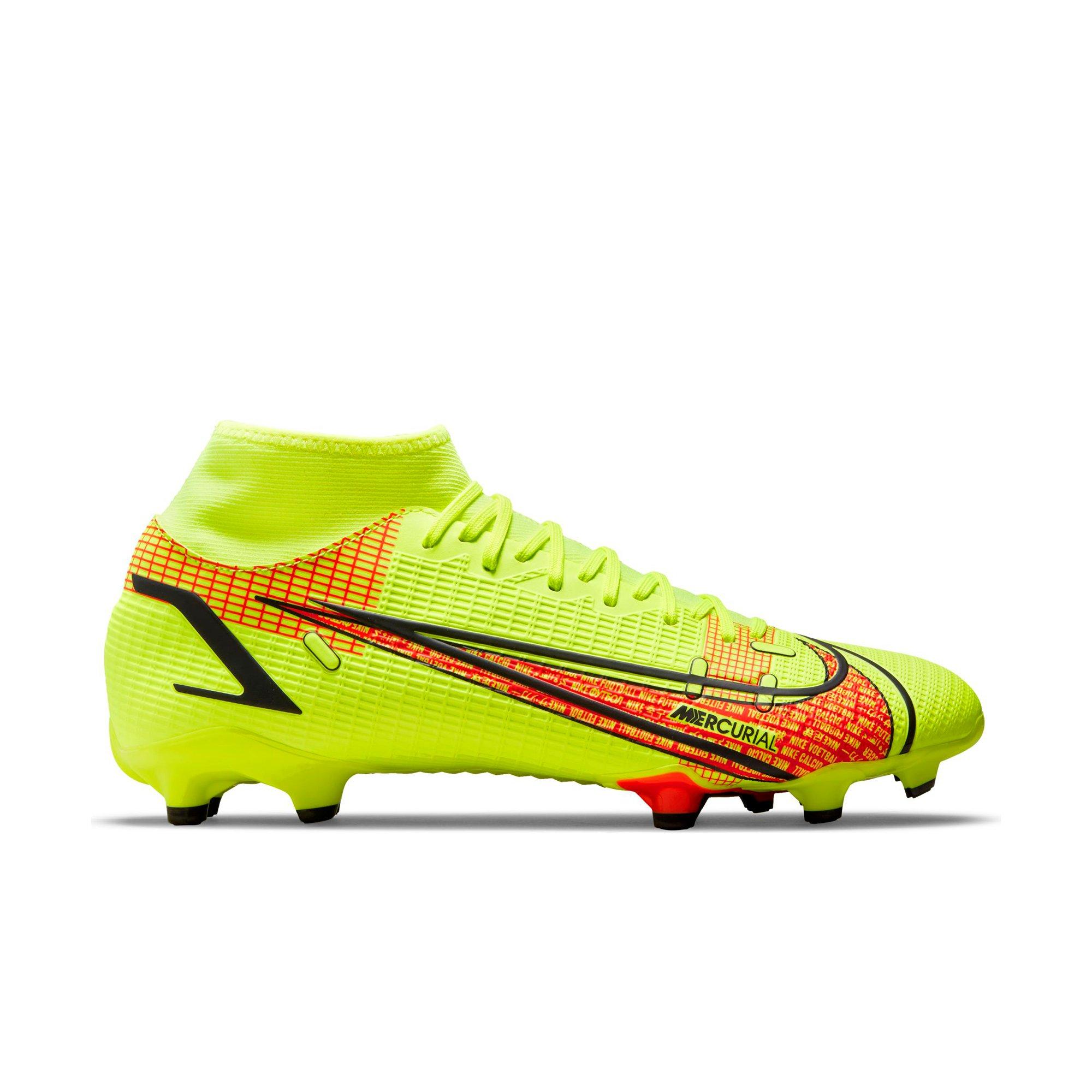 Neon yellow soccer cleats sales nike