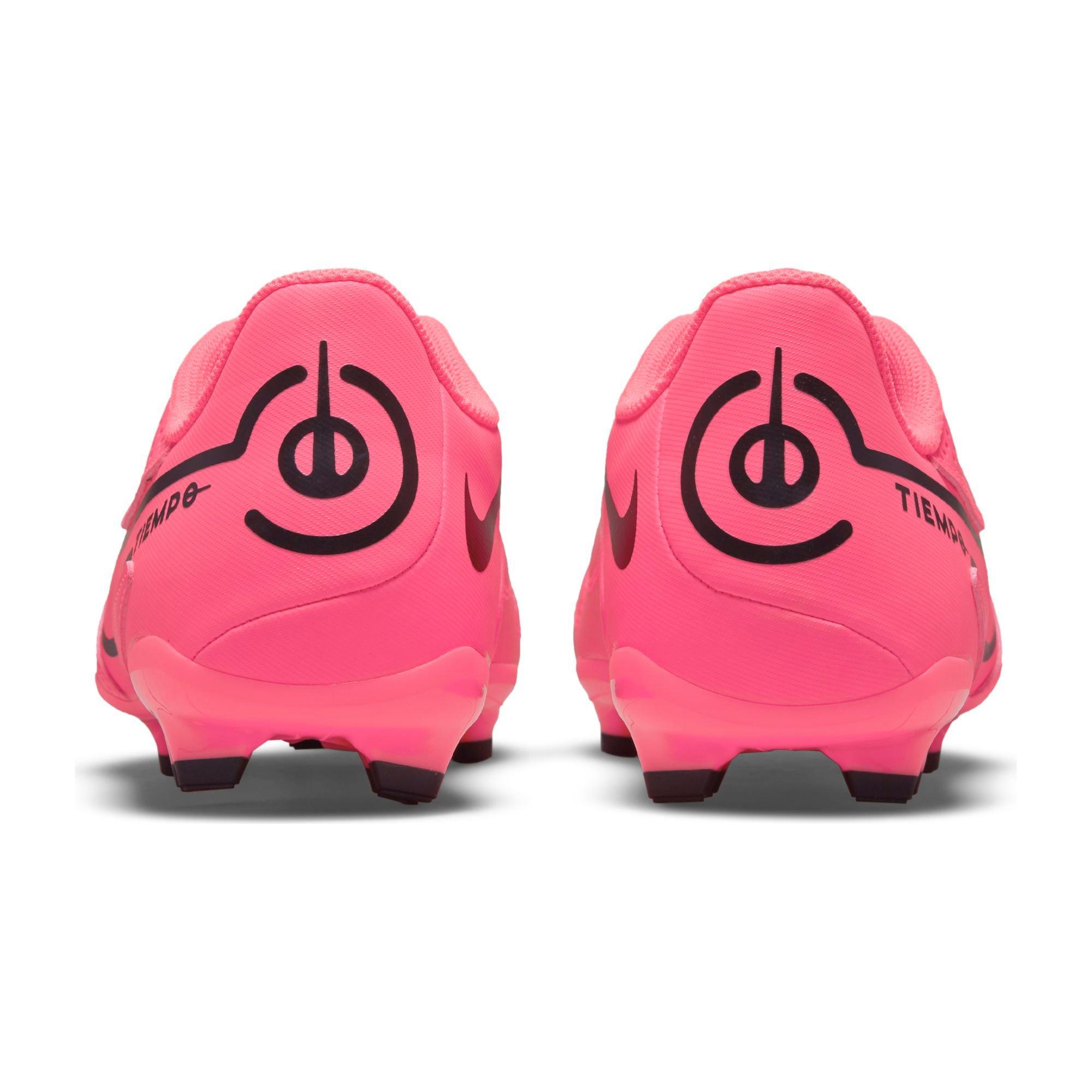 Nike Jr. Tiempo Legend 9 Club FG/MG  Preschool Kids' "Racer Pink/Black" Soccer Cleat