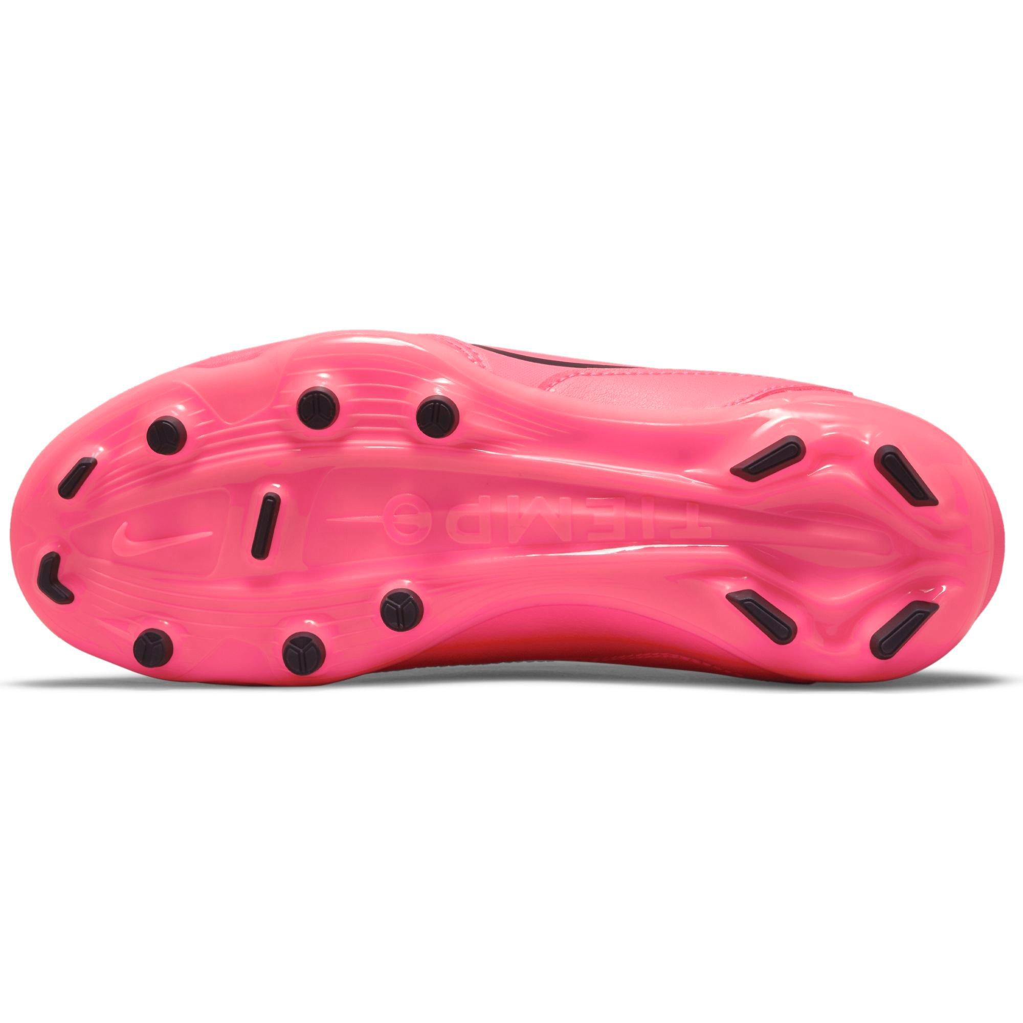 Nike Jr. Tiempo Legend 9 Club FG/MG  Preschool Kids' "Racer Pink/Black" Soccer Cleat