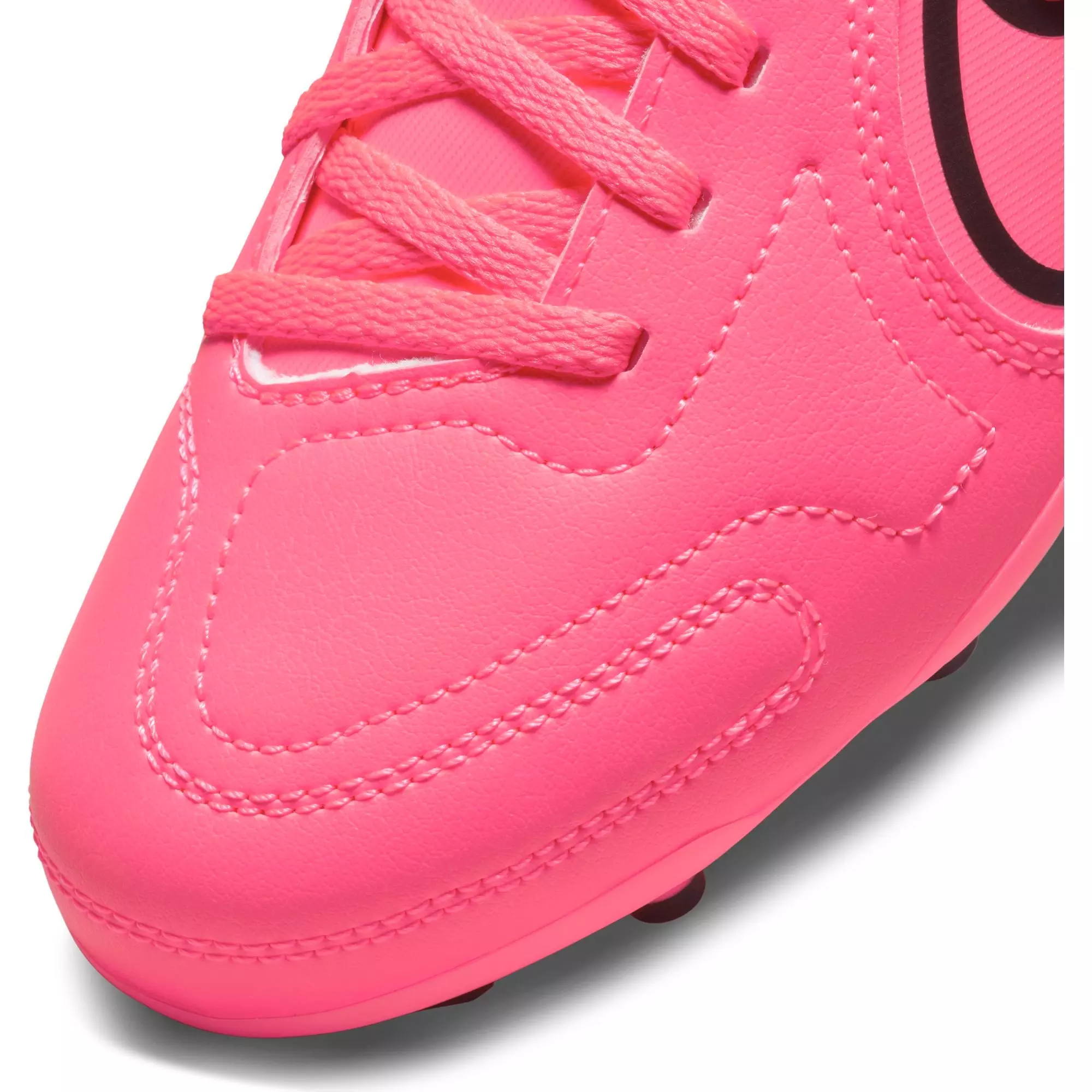 Nike Jr. Tiempo Legend 9 Club FG/MG "Racer Pink/Black" Preschool Kids' Soccer Cleat - PINK/BLACK