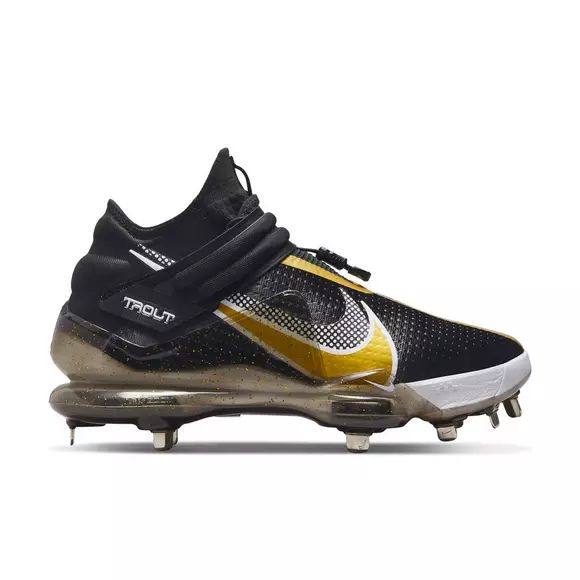 Nike Mike Trout Black & White Max Air Baseball Cleats Shoes