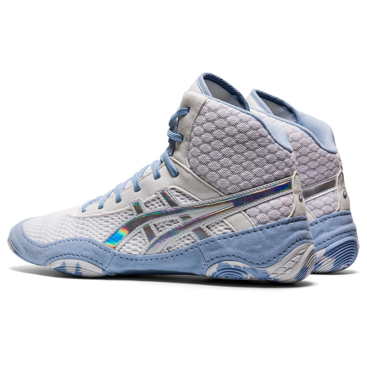 Asics wrestling 2025 shoes baby blue