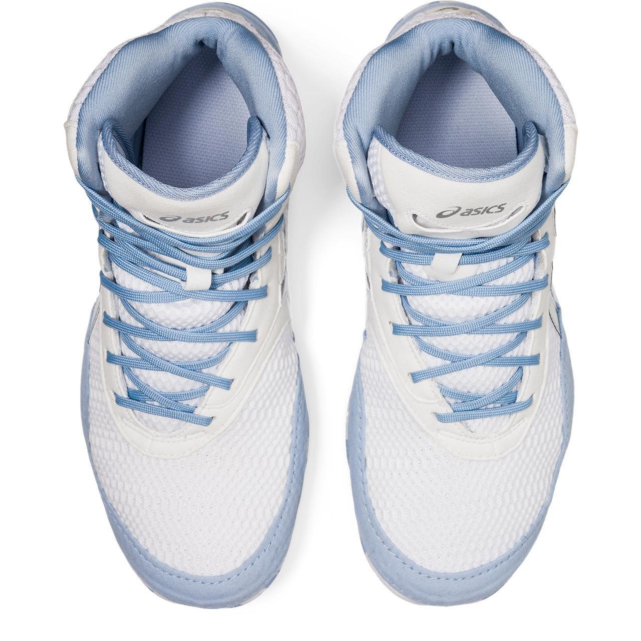 Asics wrestling shop shoes baby blue