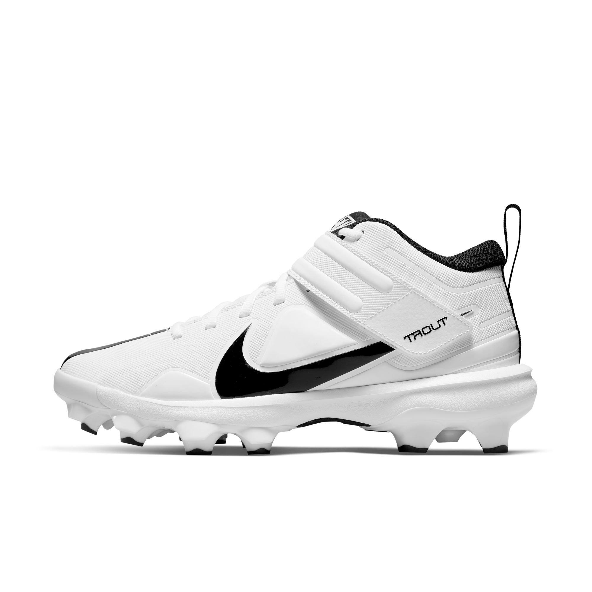 satisfacción Acostumbrados a Requisitos Nike Force Trout 7 Pro MCS "White/Black" Men's Baseball Cleat