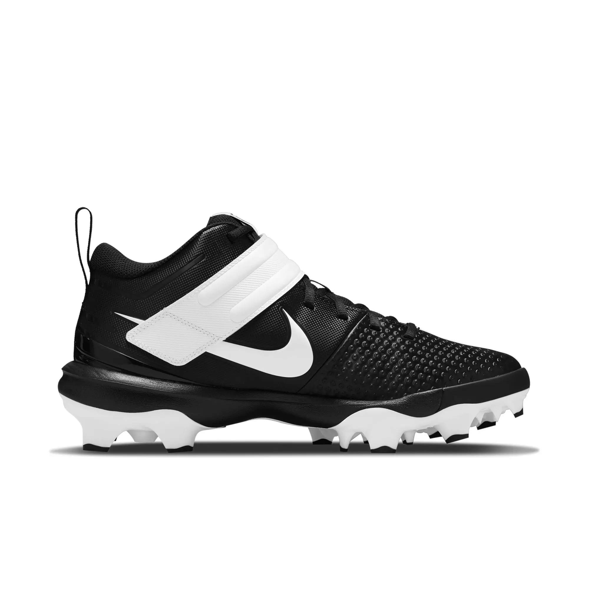 Nike Force Trout 7 Pro MCS "Black/White" Men's Baseball Cleat - BLACK/WHITE