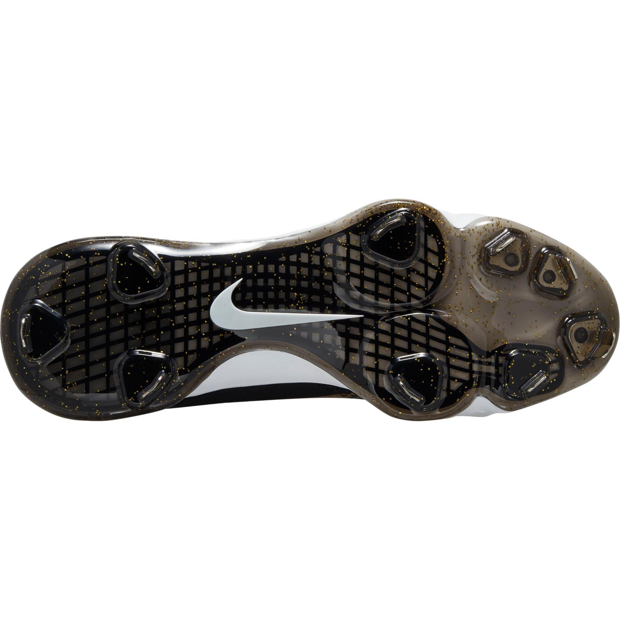 Nike Force Zoom Trout 7 Black/Metallic Gold/White Men's Baseball Cleat -  Hibbett