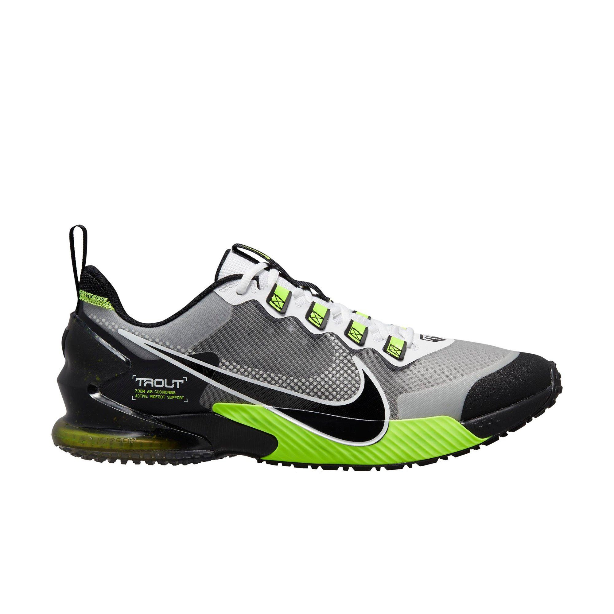 Nike Force Zoom Trout LTD Turf White/Volt/Aurora Green Men's Baseball  Cleat - Hibbett