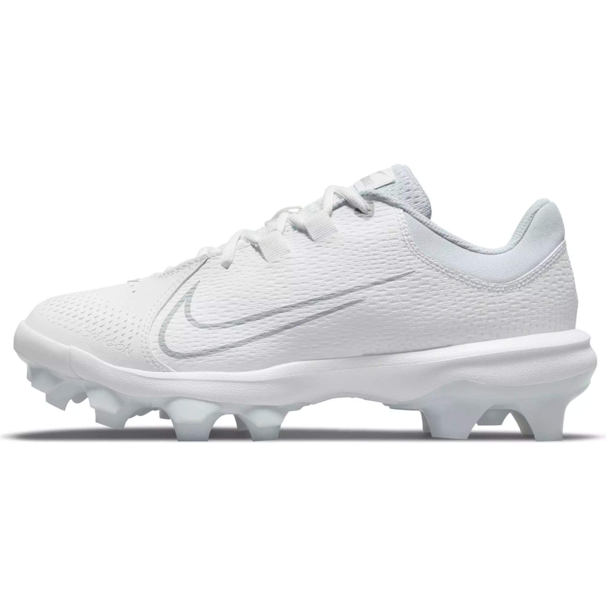 Nike Hyperdiamond 4 Pro MCS "White/Wolf Grey" Women's Softball Cleat - WHITE/GREY