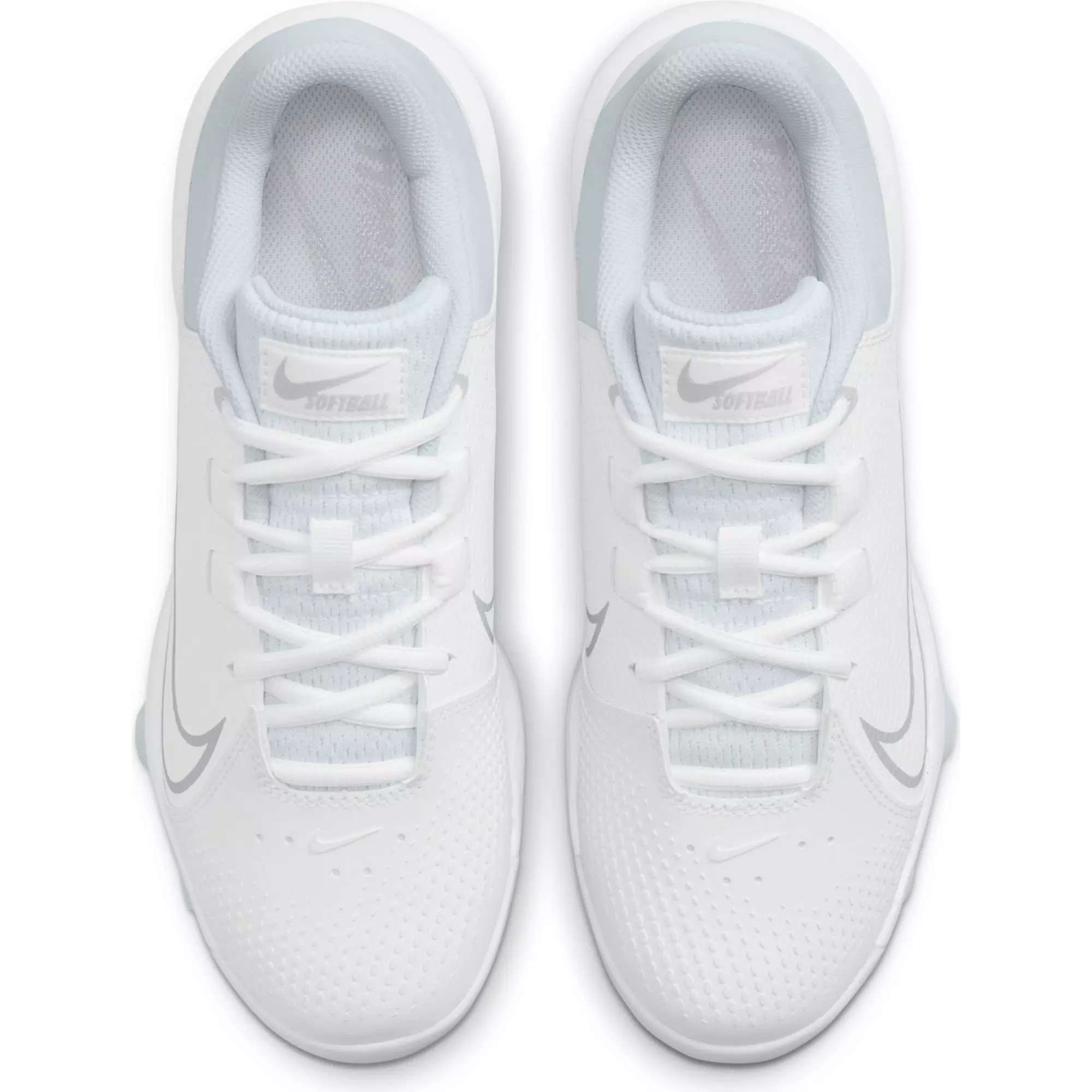 Nike Hyperdiamond 4 Pro MCS "White/Wolf Grey" Women's Softball Cleat - WHITE/GREY