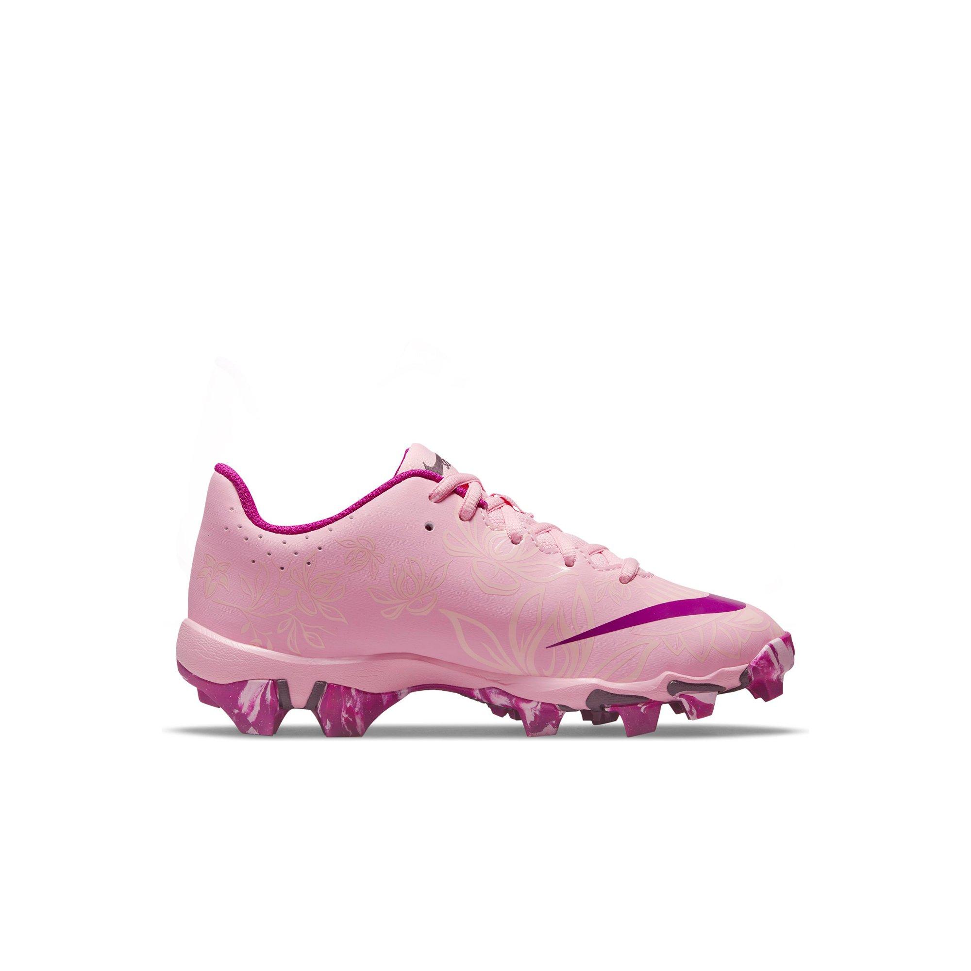 Little girl 2025 pink softball cleats