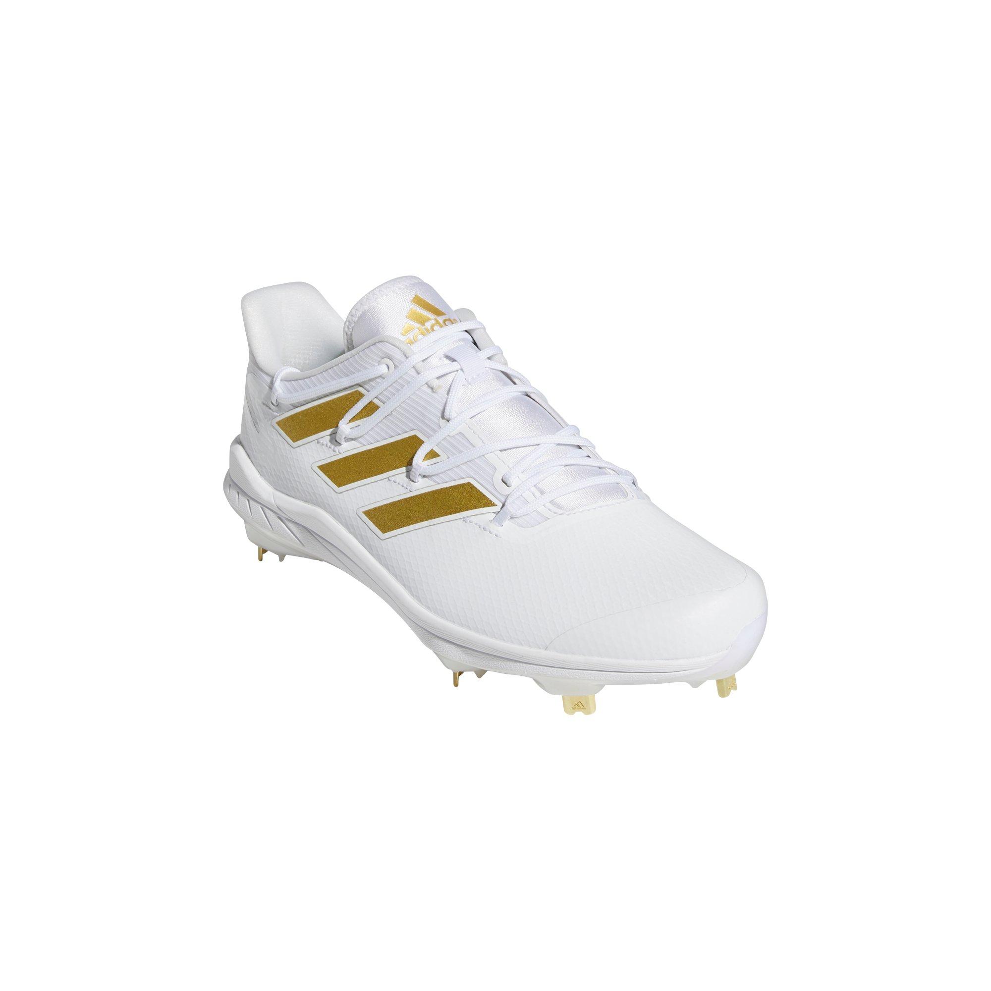 Adizero 8.0 white and cheap gold