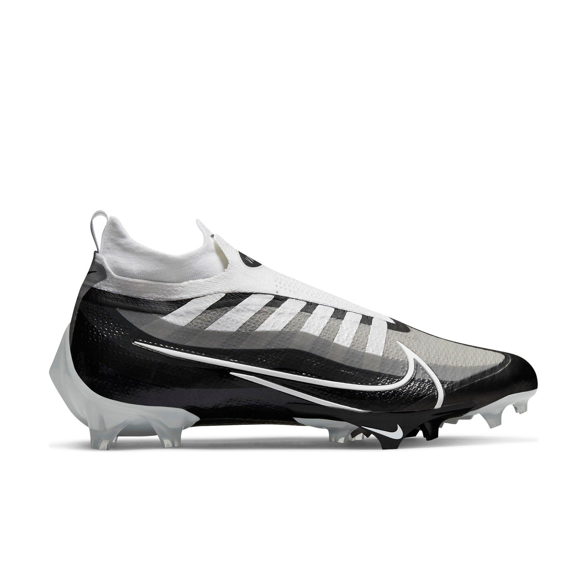 Nike Vapor Edge Pro 360 White/Black/Metallic Silver/Wolf Grey Men's Football  Cleat - Hibbett