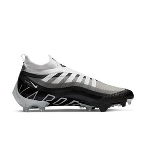 Nike Vapor Edge Elite 360 Flyknit White/Black/Smoke Grey Men's Football  Cleat - Hibbett