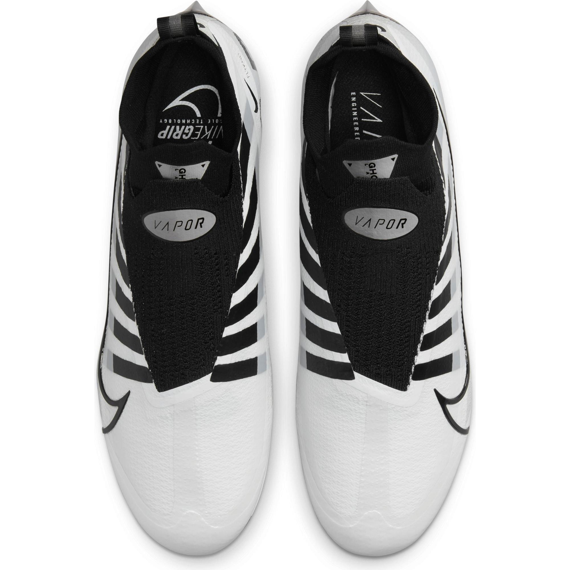  Nike Mens Vapor Edge Elite 360 Flyknit Football Cleats Ao8276  (Black/White-Dark Smoke Grey, us_Footwear_Size_System, Adult, Men, Numeric,  Medium, Numeric_8)