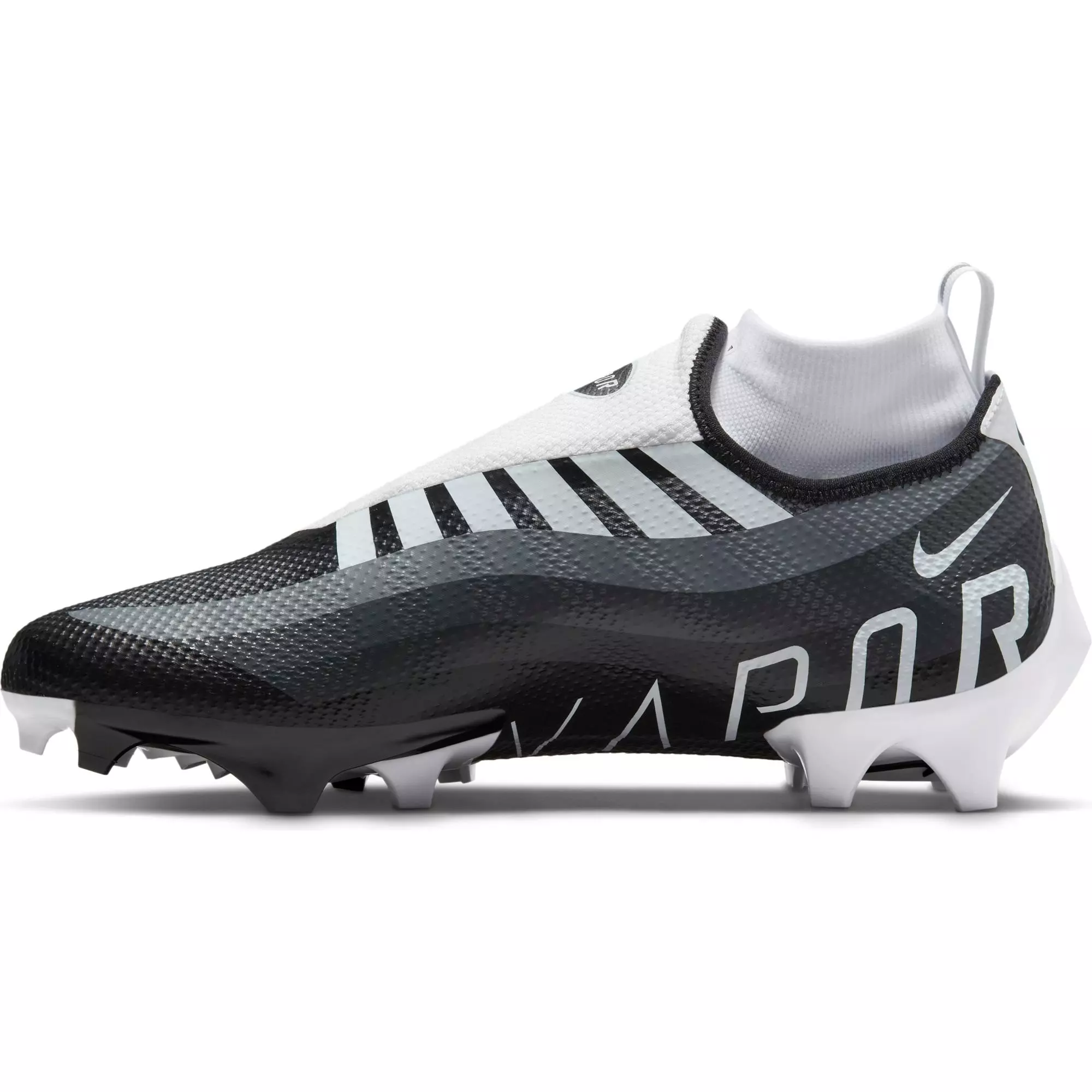 Nike Vapor Edge Pro 360 "Black/White/Smoke Grey" Men's Football Cleat - BLACK/WHITE