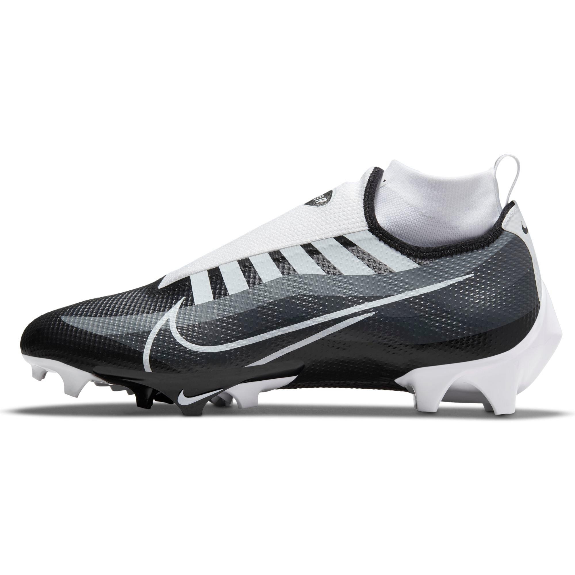 Nike Vapor Edge Pro 360 "Black/White/Smoke Grey" Men's Football Cleat - BLACK/WHITE Thumbnail View 4