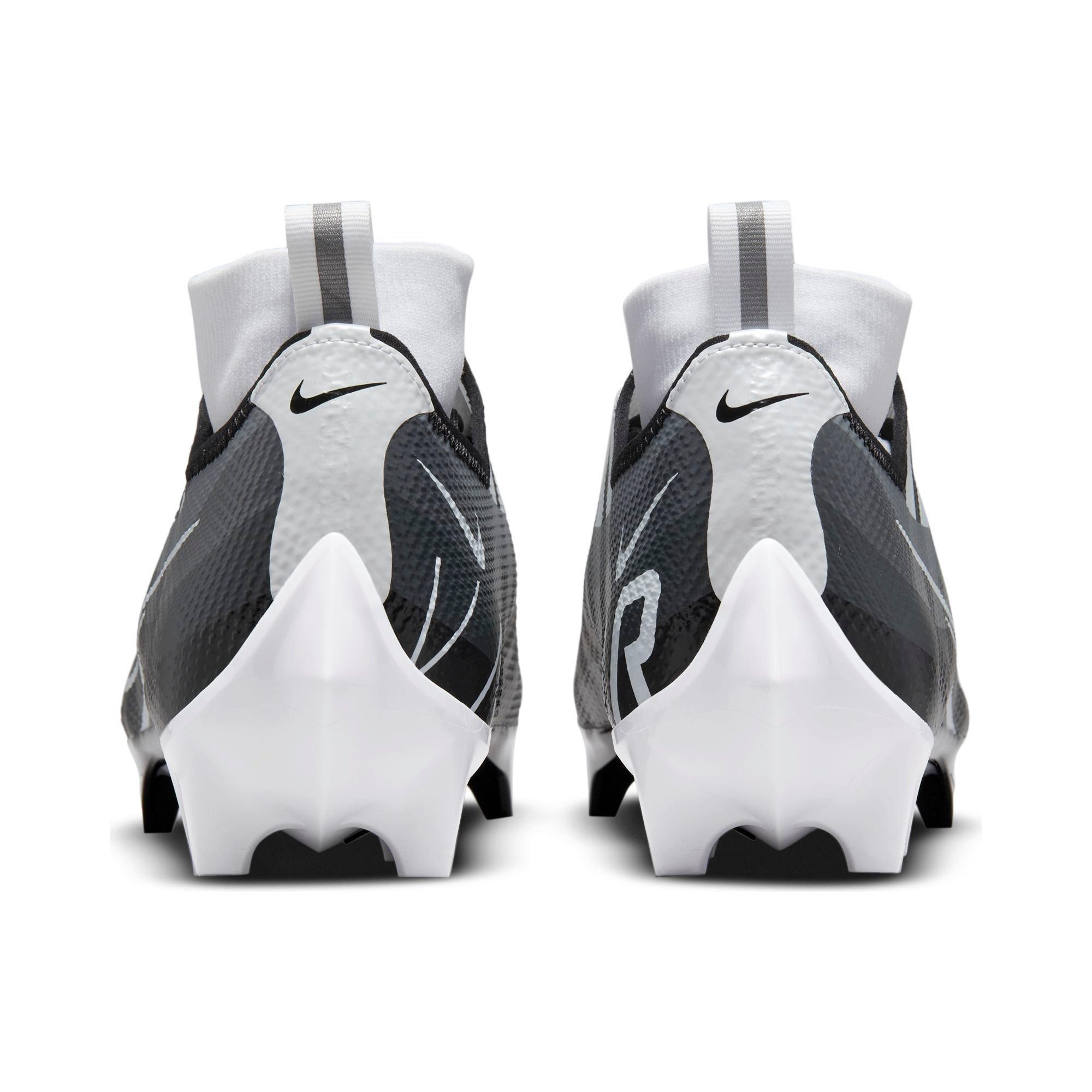 Nike Vapor Edge Pro 360 "Black/White/Smoke Grey" Men's Football Cleat - BLACK/WHITE Thumbnail View 7