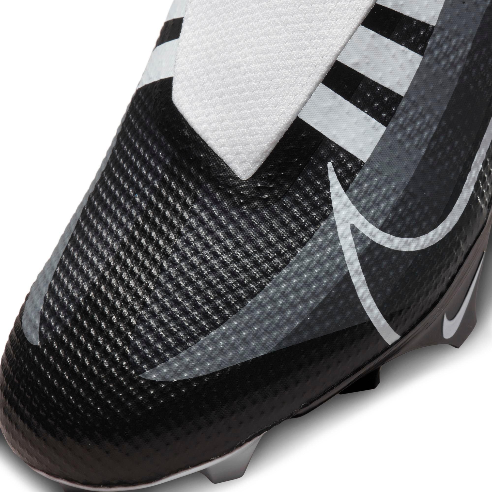 Nike Vapor Edge Pro 360 "Black/White/Smoke Grey" Men's Football Cleat - BLACK/WHITE Thumbnail View 10