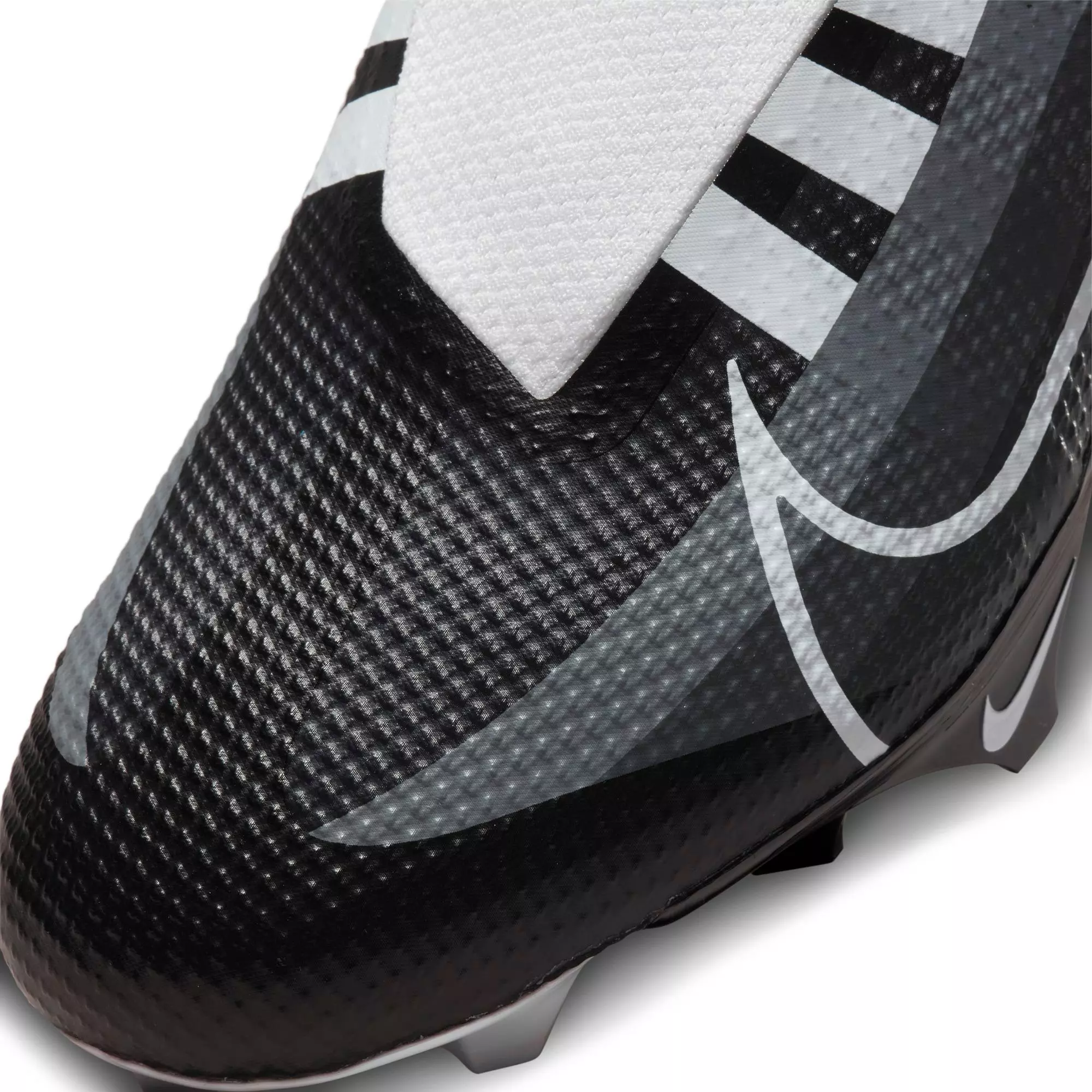 Nike Vapor Edge Pro 360 "Black/White/Smoke Grey" Men's Football Cleat - BLACK/WHITE