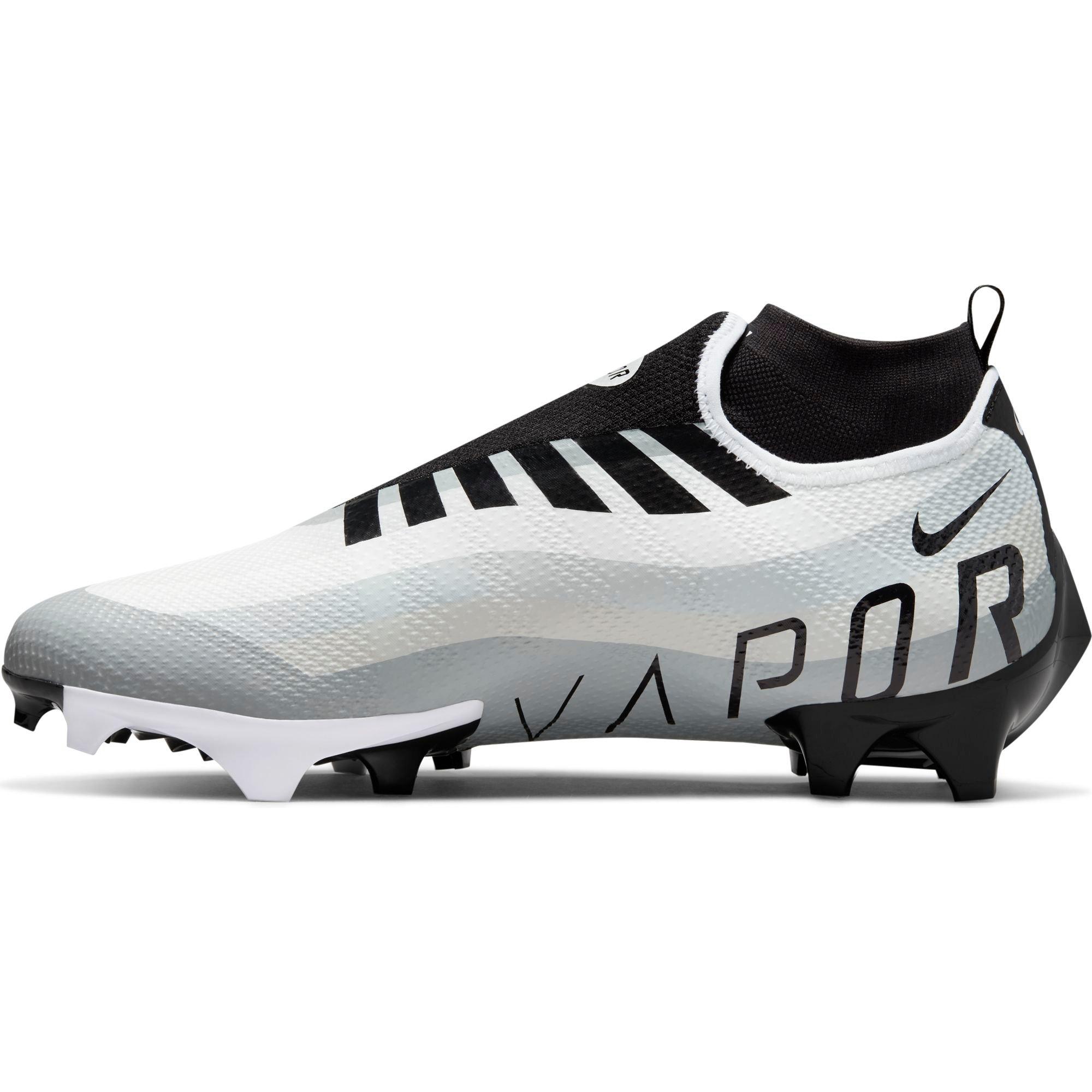 Nike Vapor Edge Pro 360 Men Sz 10.5 Wide Football Cleats CV6348 White Black  New