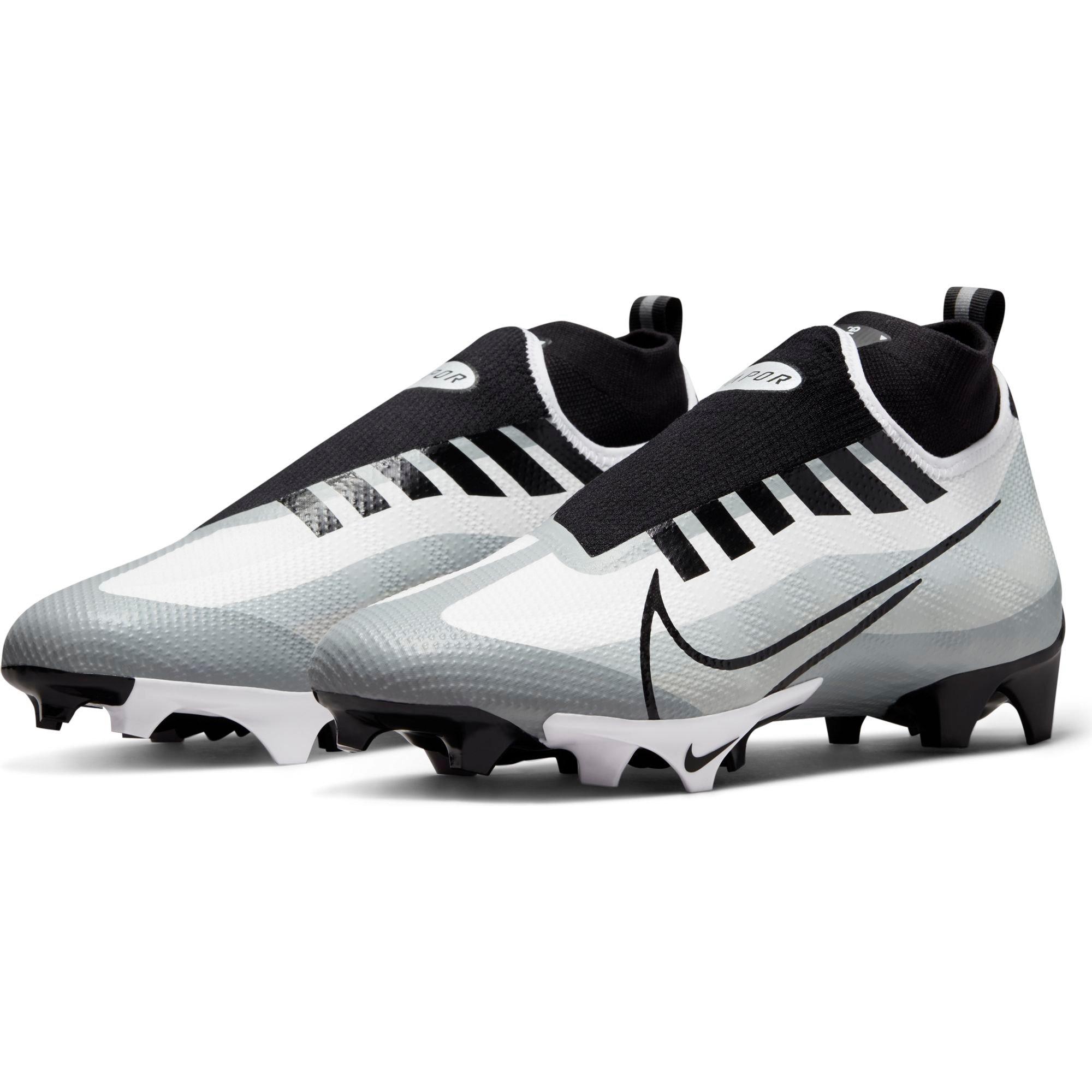 Nike Vapor Edge Pro 360 Men Sz 10.5 Wide Football Cleats CV6348 White Black  New