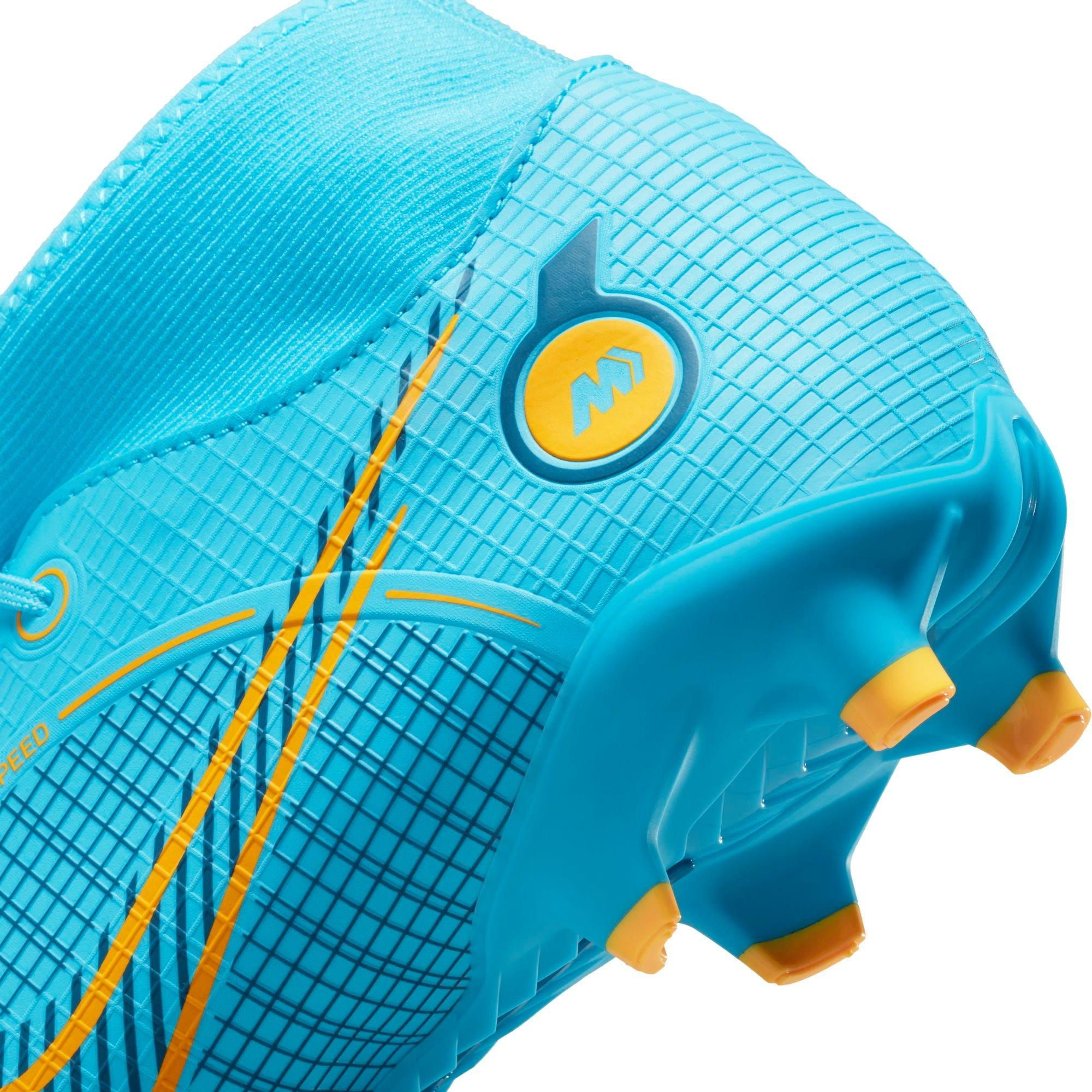 Chaussure de futsal Nike Mercurial Superfly 8 Academy IC Enfant Chlorine  Blue-Laser Orange - Fútbol Emotion