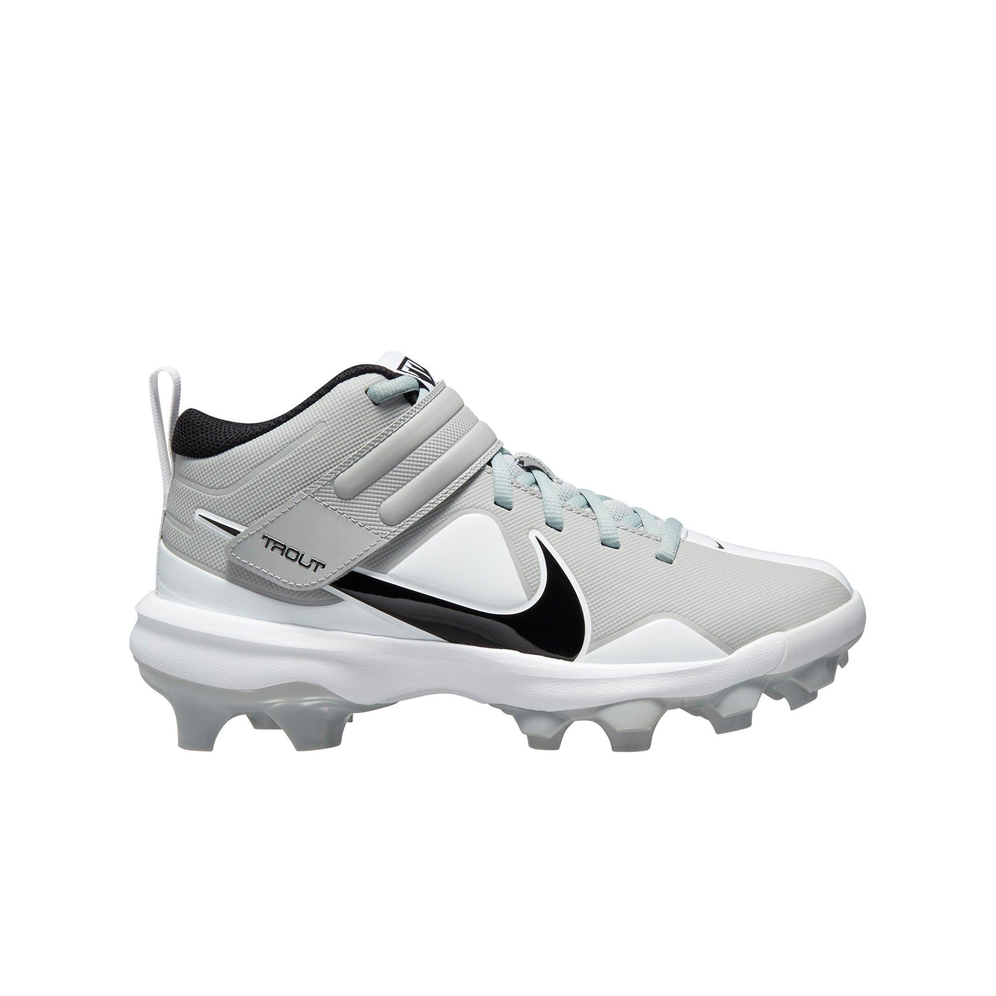 Nike Force Trout 7 Pro MCS Lt Smoke Grey/White/Black Grade School Boys' Baseball  Cleat - Hibbett