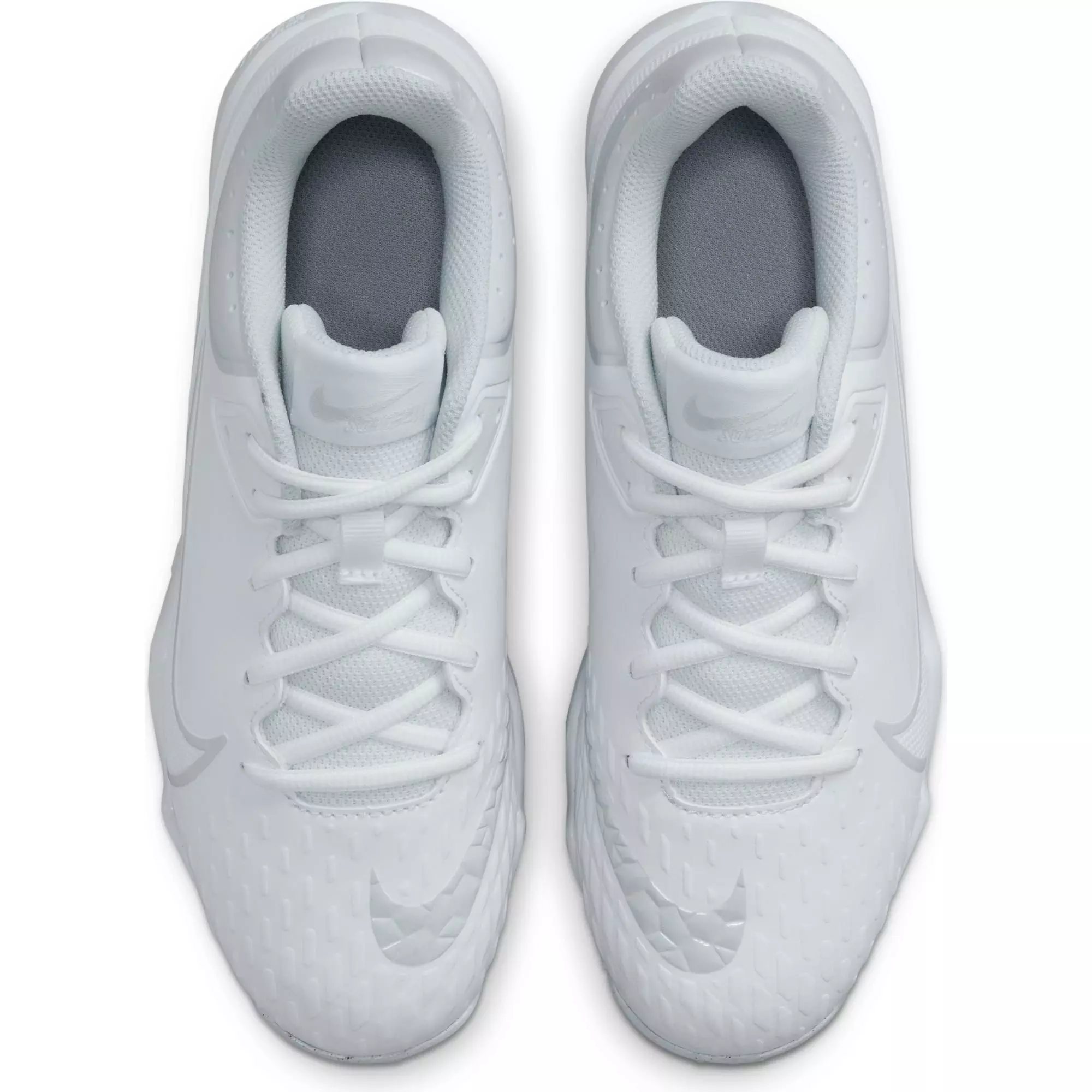 Nike Hyperdiamond Keystone 4 "White/Wolf Grey" Women's Softball Cleat - WHITE/GREY