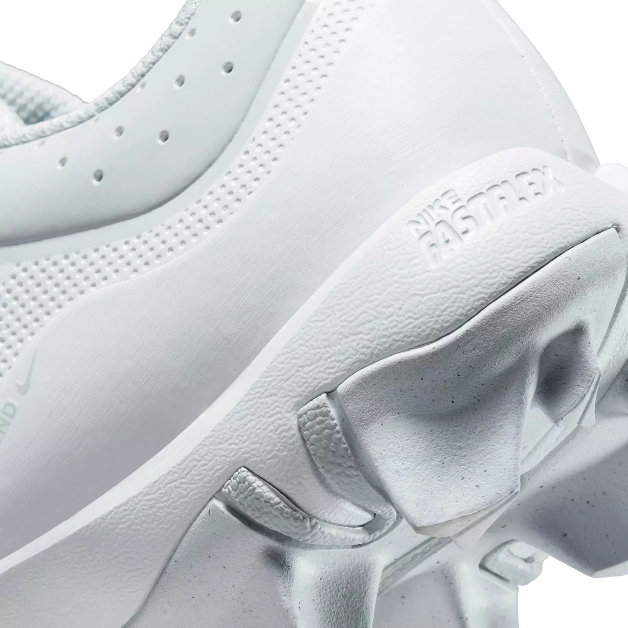 Nike Hyperdiamond Keystone 4 "White/Wolf Grey" Women's Softball Cleat - WHITE/GREY