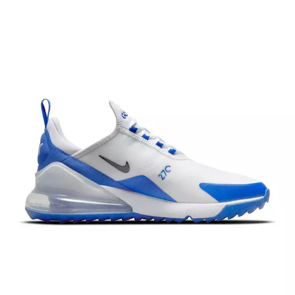 tema fregar Tantos Nike Air Max 270 G "White/Black/Racer Blue/Pure Platinum" Men's Golf Shoe