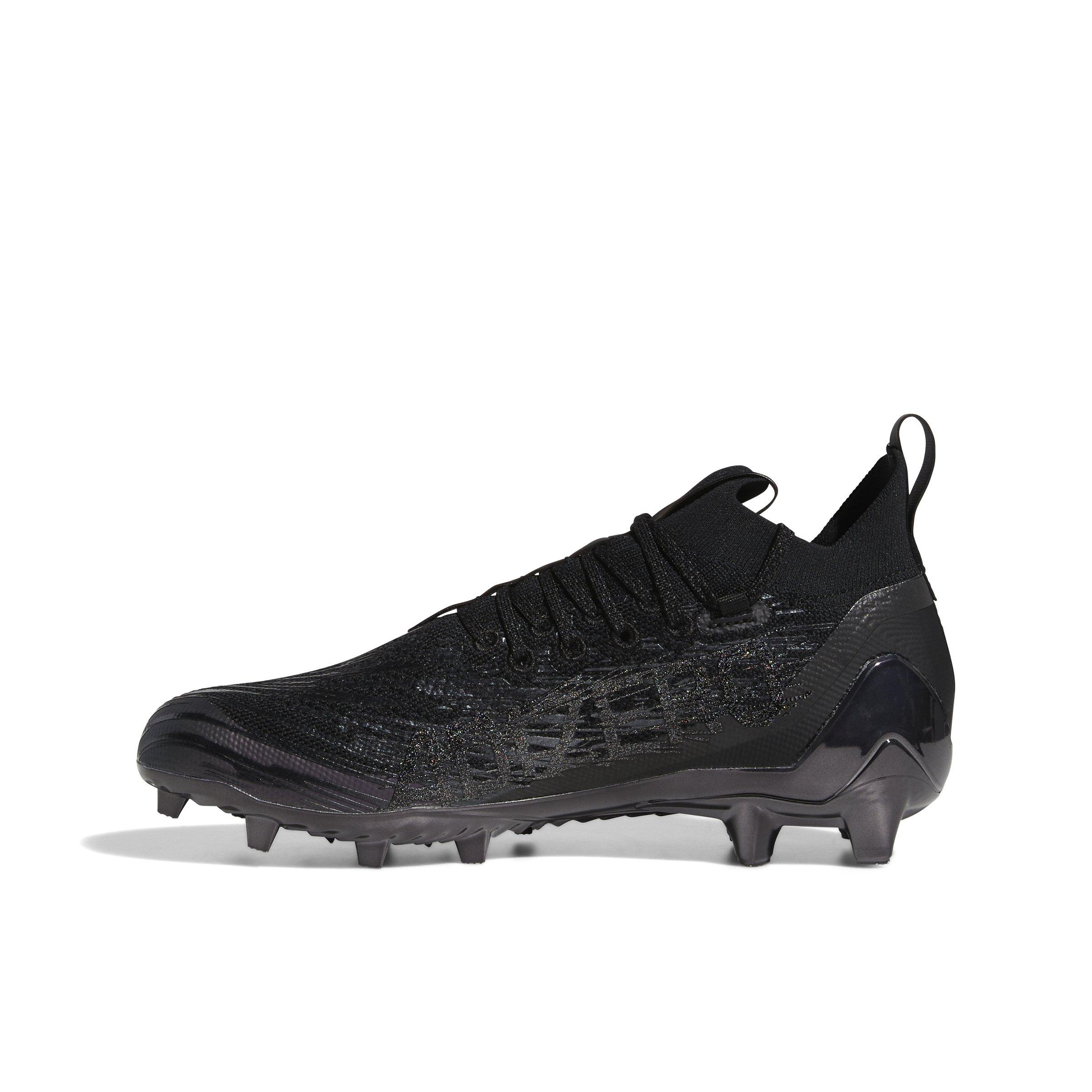 All black shop football cleats