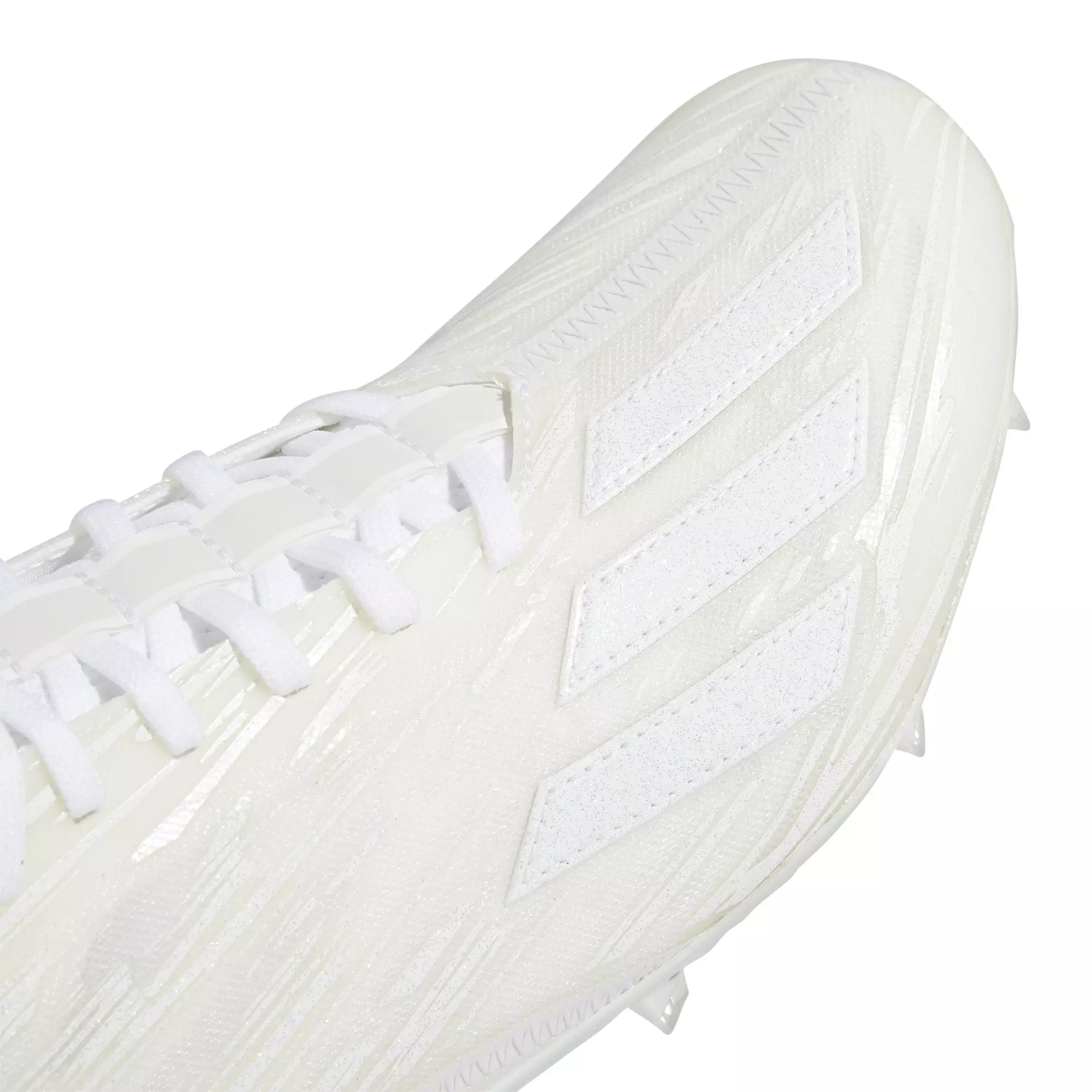 adidas Adizero "Ftwr White/Ftwr White" Men's Football Cleat - WHITE