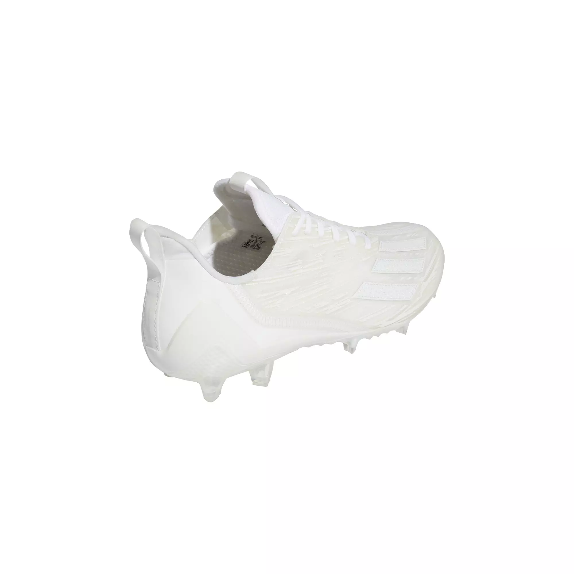 adidas Adizero "Ftwr White/Ftwr White" Men's Football Cleat - WHITE