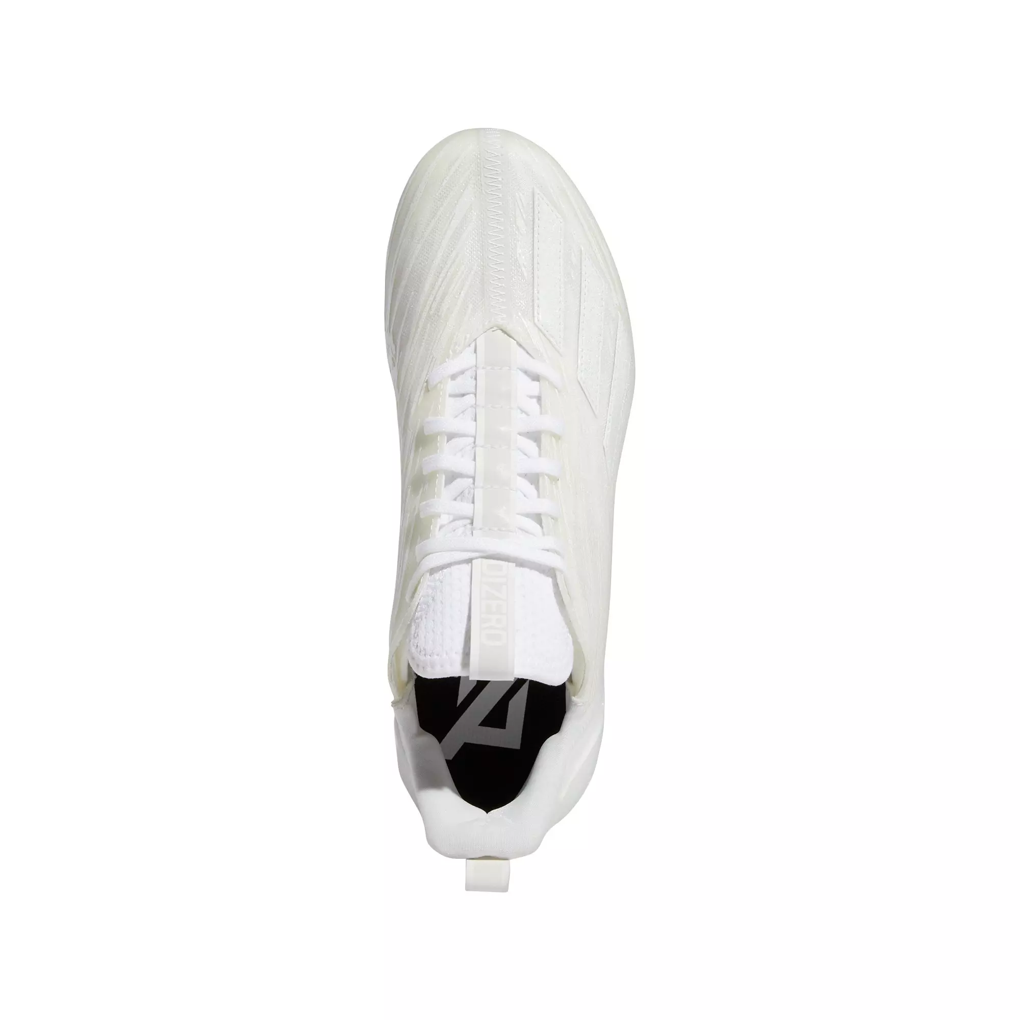 adidas Adizero "Ftwr White/Ftwr White" Men's Football Cleat - WHITE