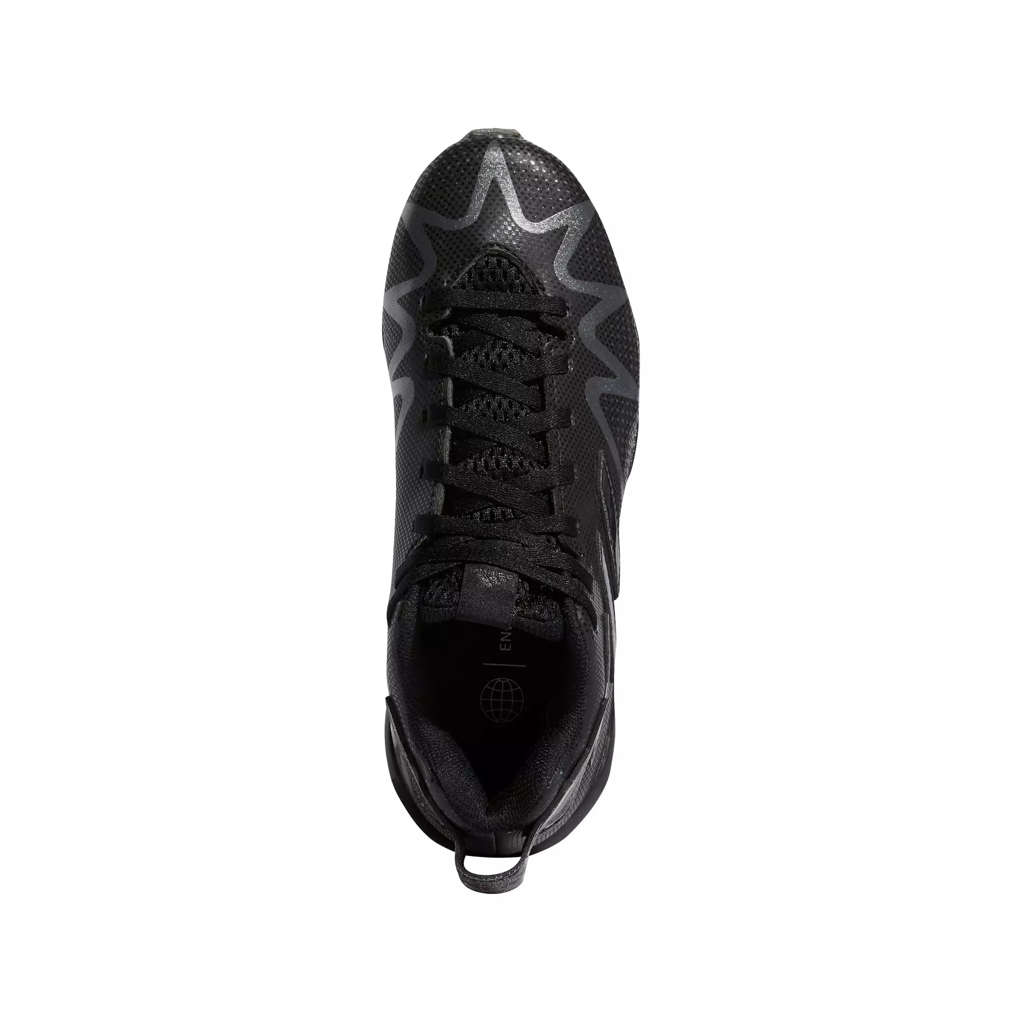 adidas Freak Spark Mid "Core Black/Night Metallic" Preschool Boys' Football Cleat - BLACK/SILVER