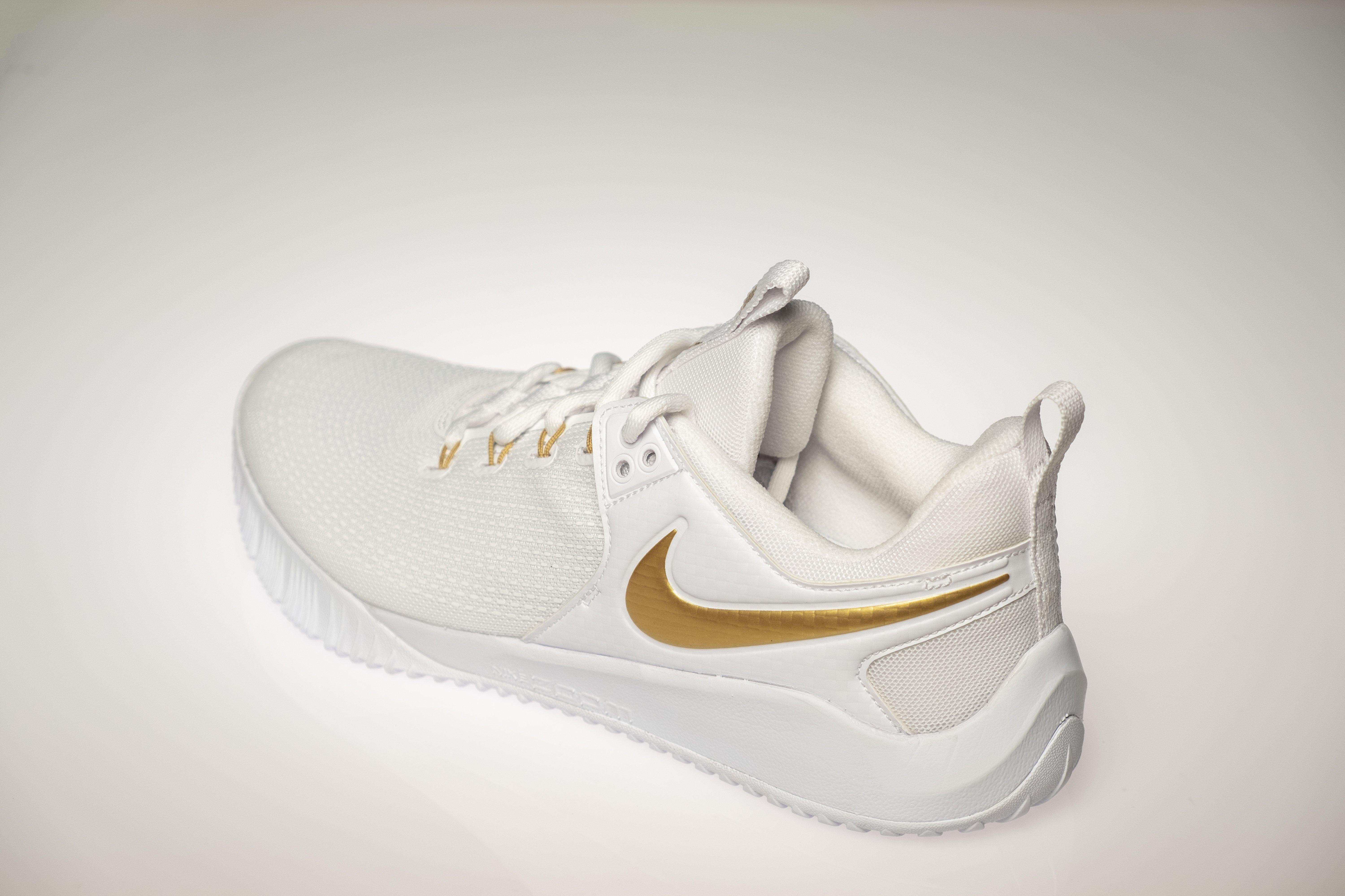 gold nike volleyball shoes