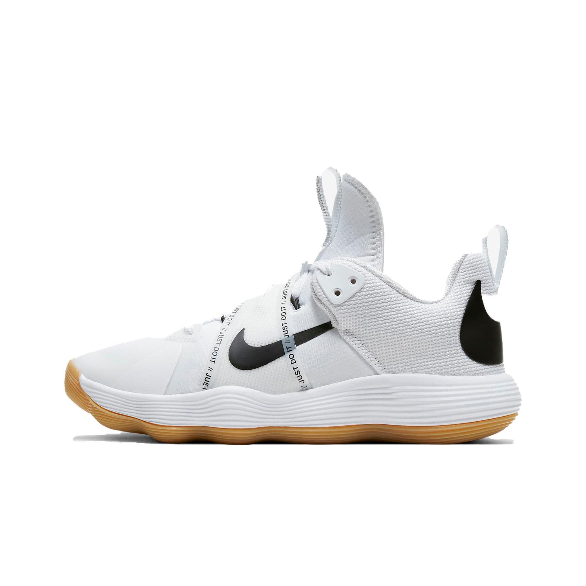Nike React Hyperset "White/Black" Unisex Volleyball Shoe - WHITE/BLACK Thumbnail View 2