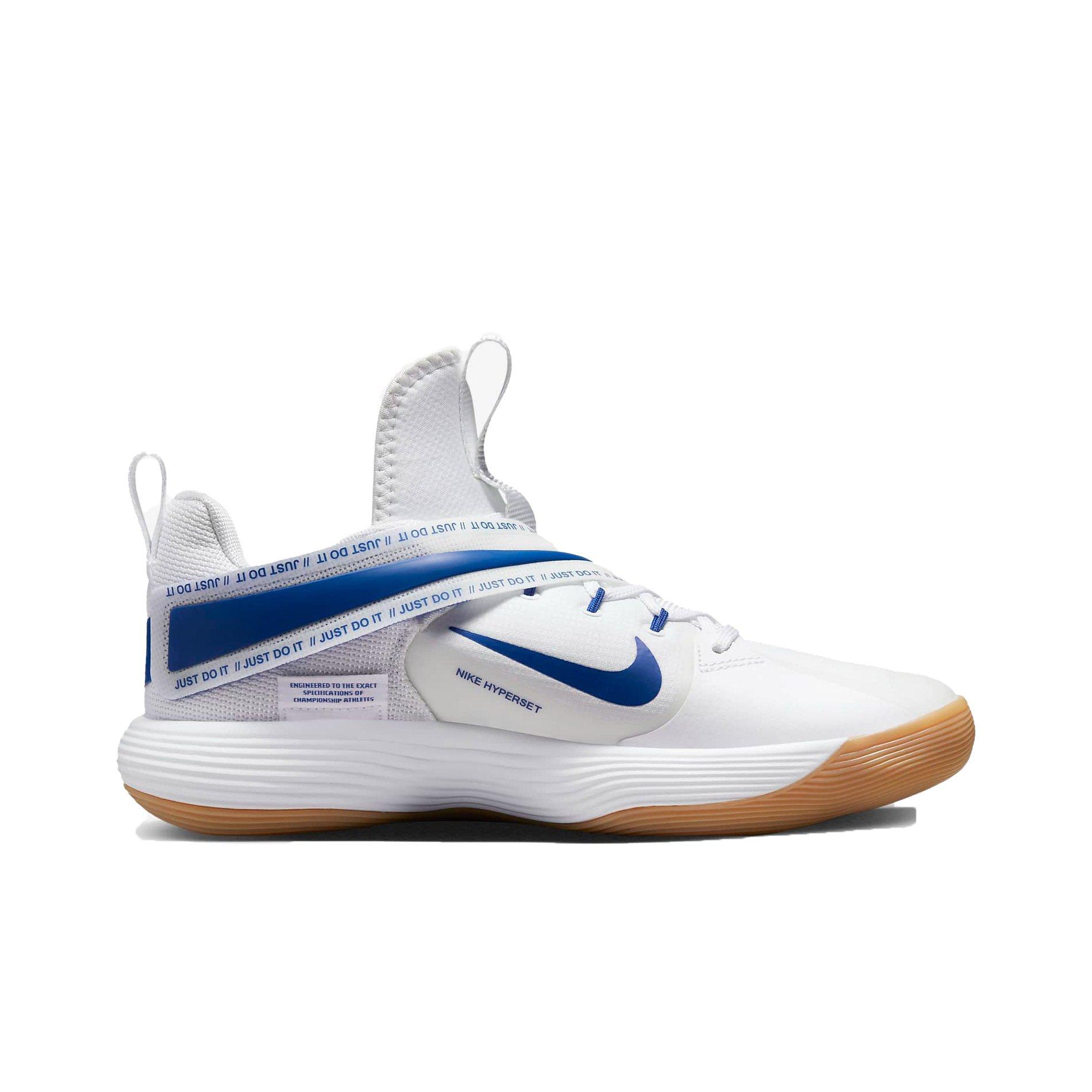 Nike React HyperSet "White/Royal" Unisex Volleyball Shoe View 1