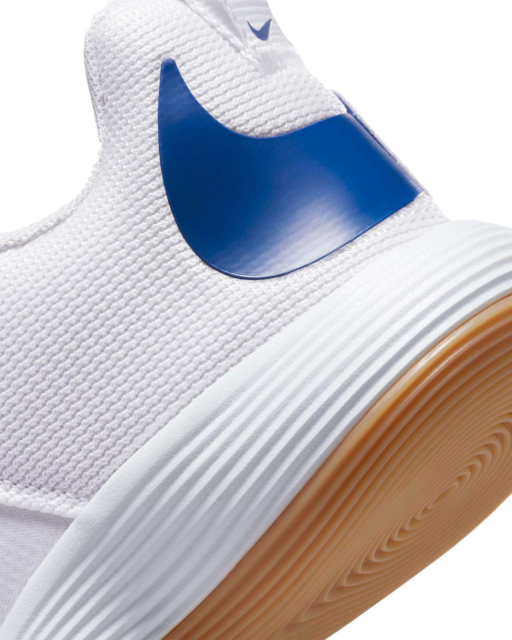 Nike React HyperSet "White/Royal" Unisex Volleyball Shoe - WHITE/ROYAL Thumbnail View 9