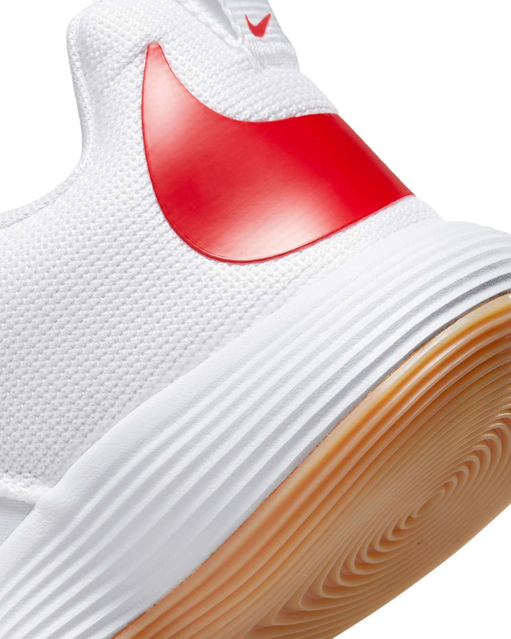 Nike React HyperSet "White/University Red" Unisex Volleyball Shoe - WHITE/RED Thumbnail View 9