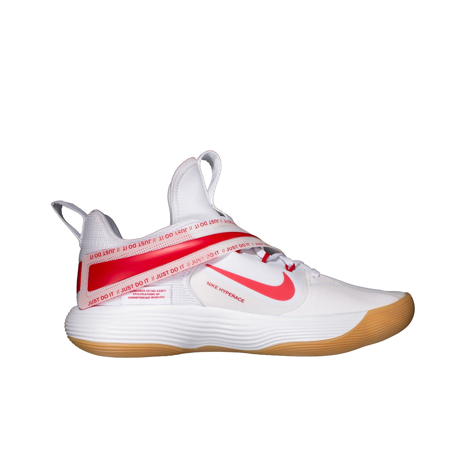 Nike React HyperSet "White/University Red" Women's Volleyball