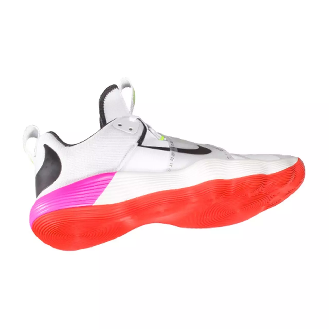 Nike React Hyper Set SE "White/Black/Bright Crimson" Unisex Volleyball Shoe - RED/PINK