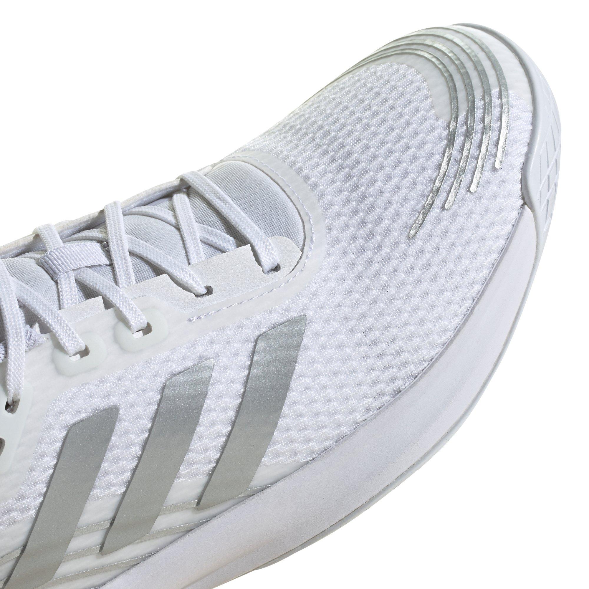 adidas Novaflight Primegreen "White/Metallic Silver" Volleyball Shoe