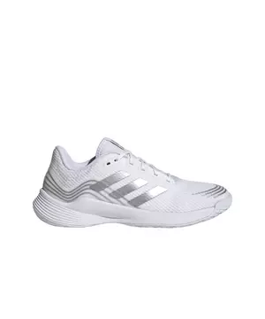 adidas Barricade Womens Tennis Shoe - White/Silver Metallic