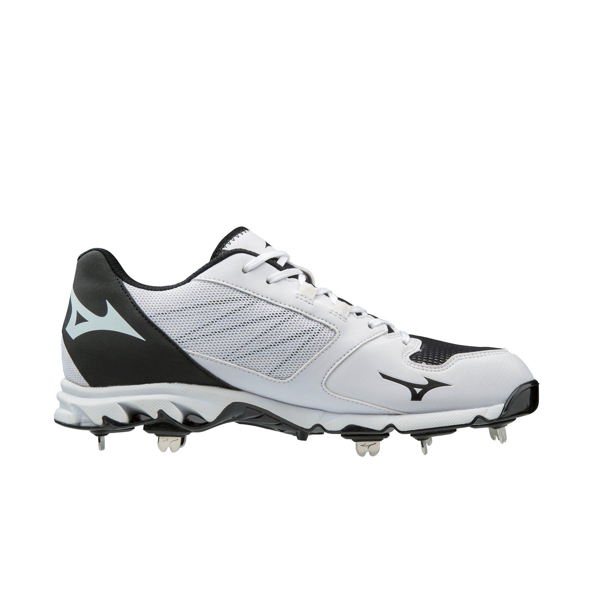 Jordan 1 Retro Metal Black/White Men's Baseball Cleat - Hibbett