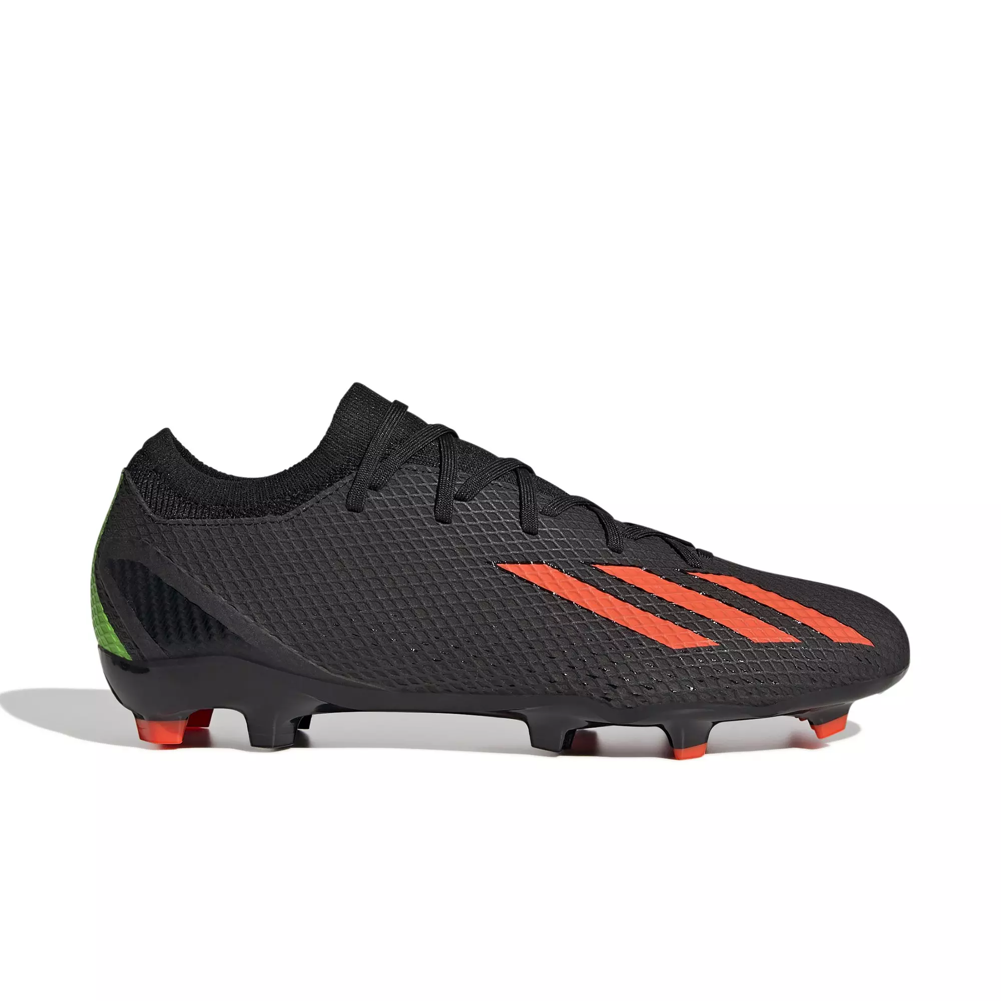 adidas X Speedportal.3 FG "Core Black/Solar Red/Solar Green" Men's Soccer Cleat - BLACK/GREEN