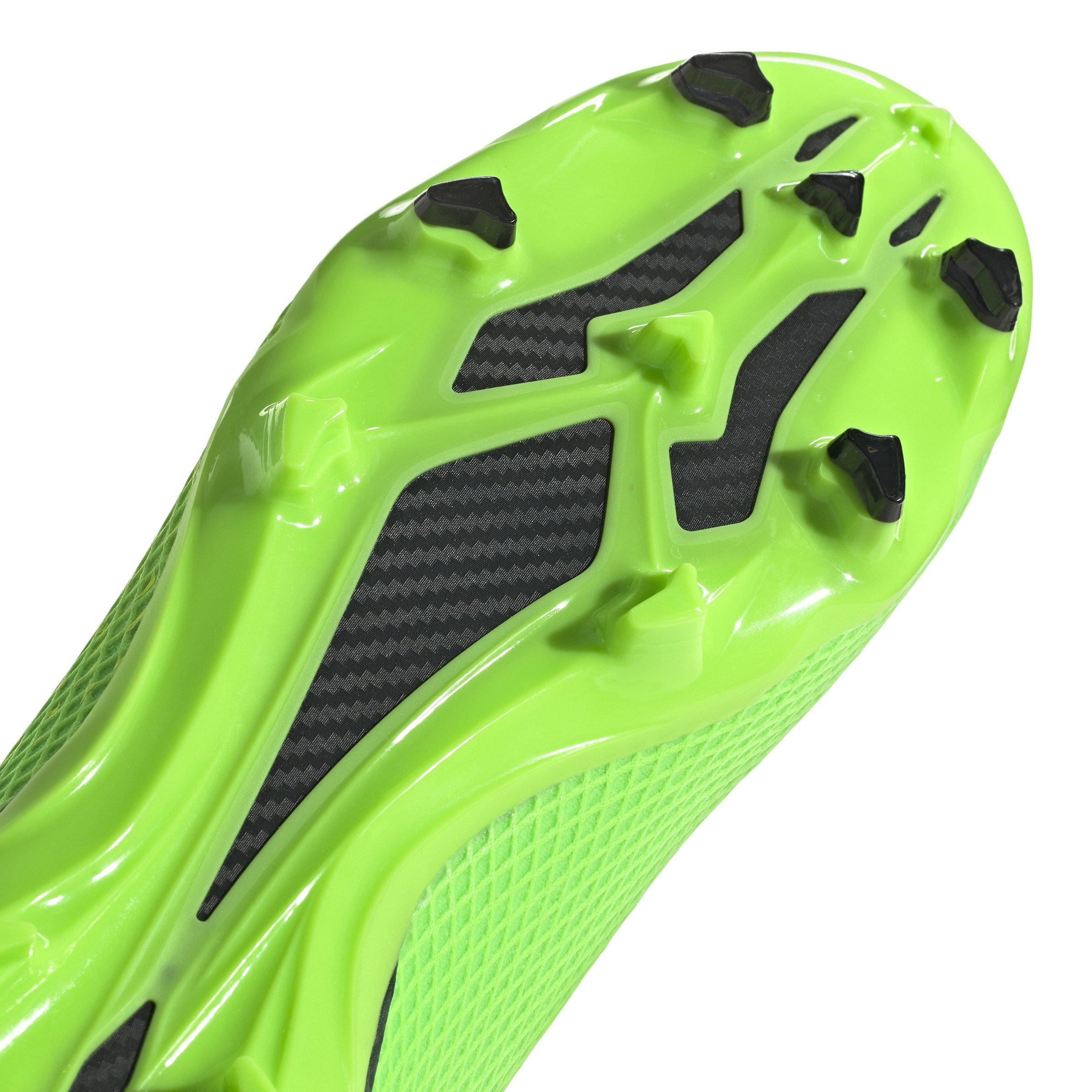 adidas X Speedportal.3 Laceless Solar Green Firm Ground Soccer Cleats -  Hibbett | City Gear