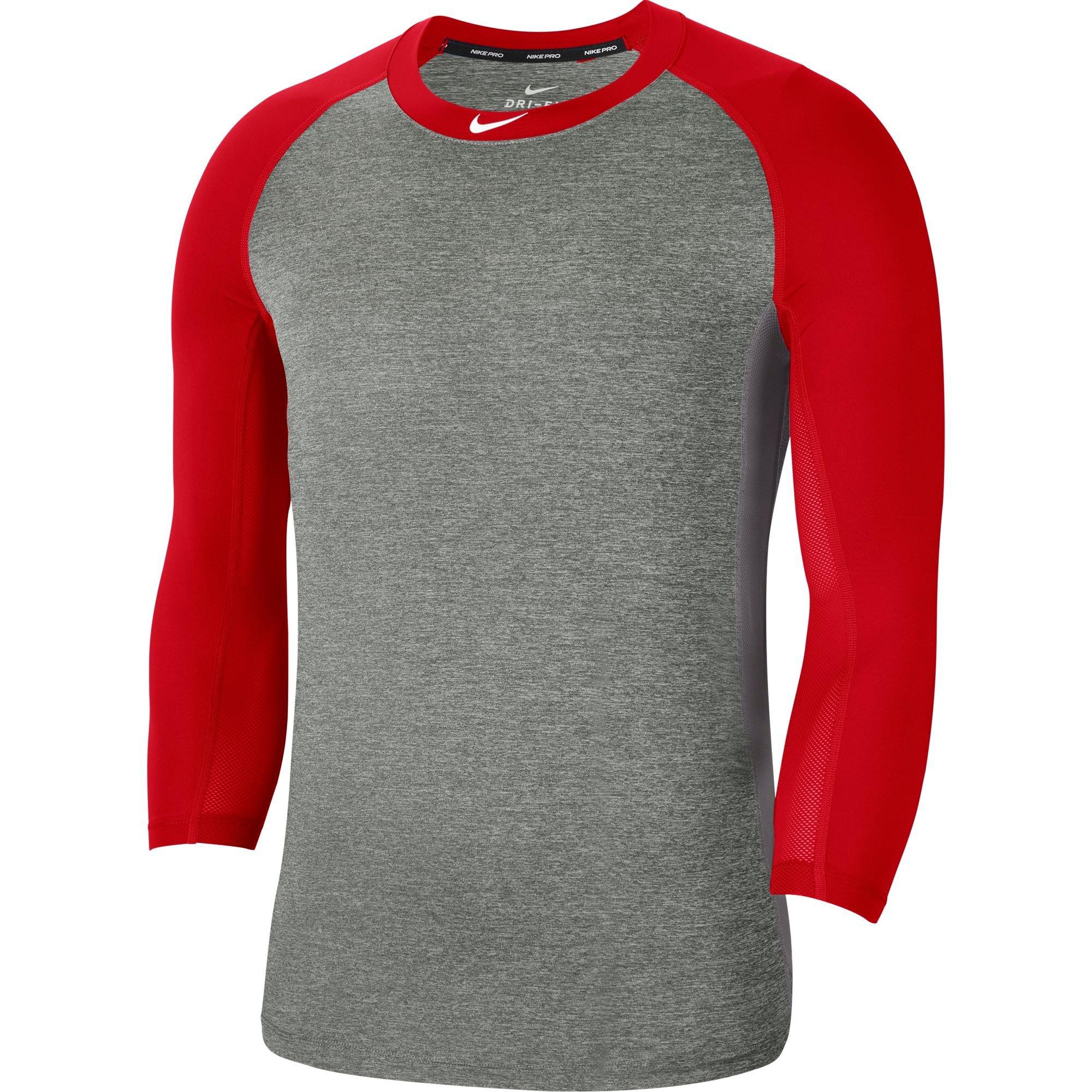 Nike Dri-Fit Men's 3/4-Sleeve Baseball T-Shirt